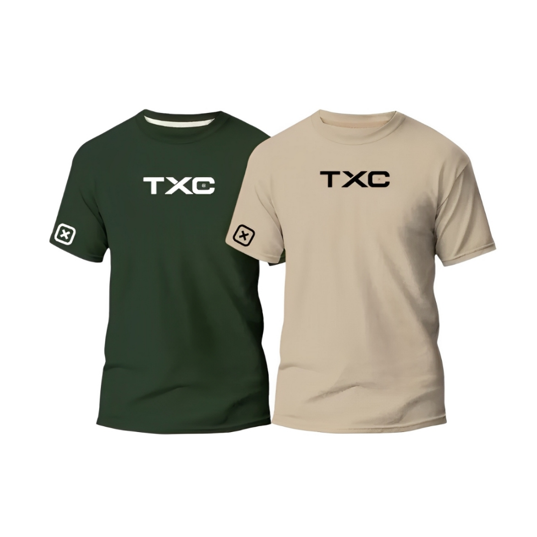 Kit TXC Urban – Camisetas Verde e Bege