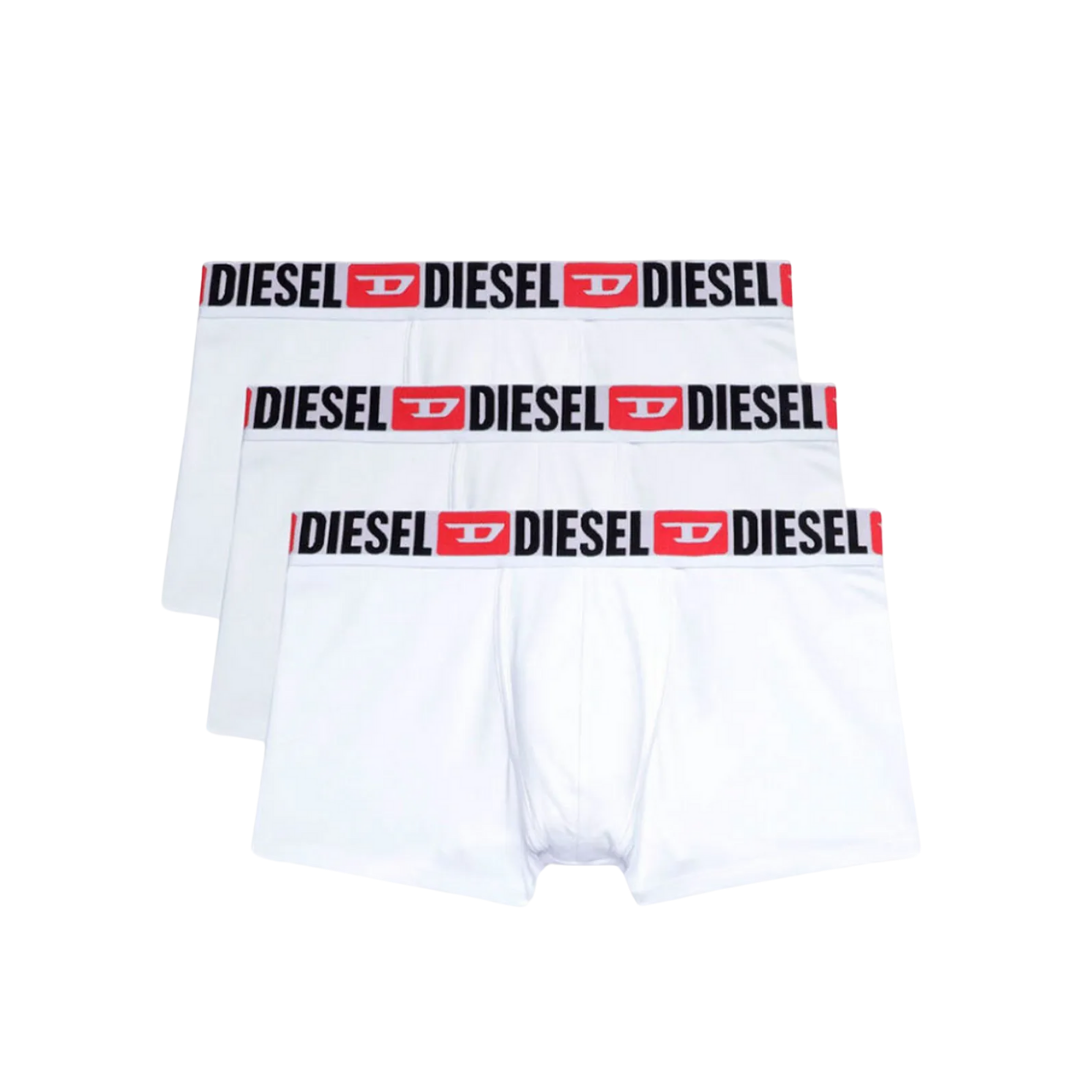 Kit 3 Cuecas Boxer Diesel White Edition