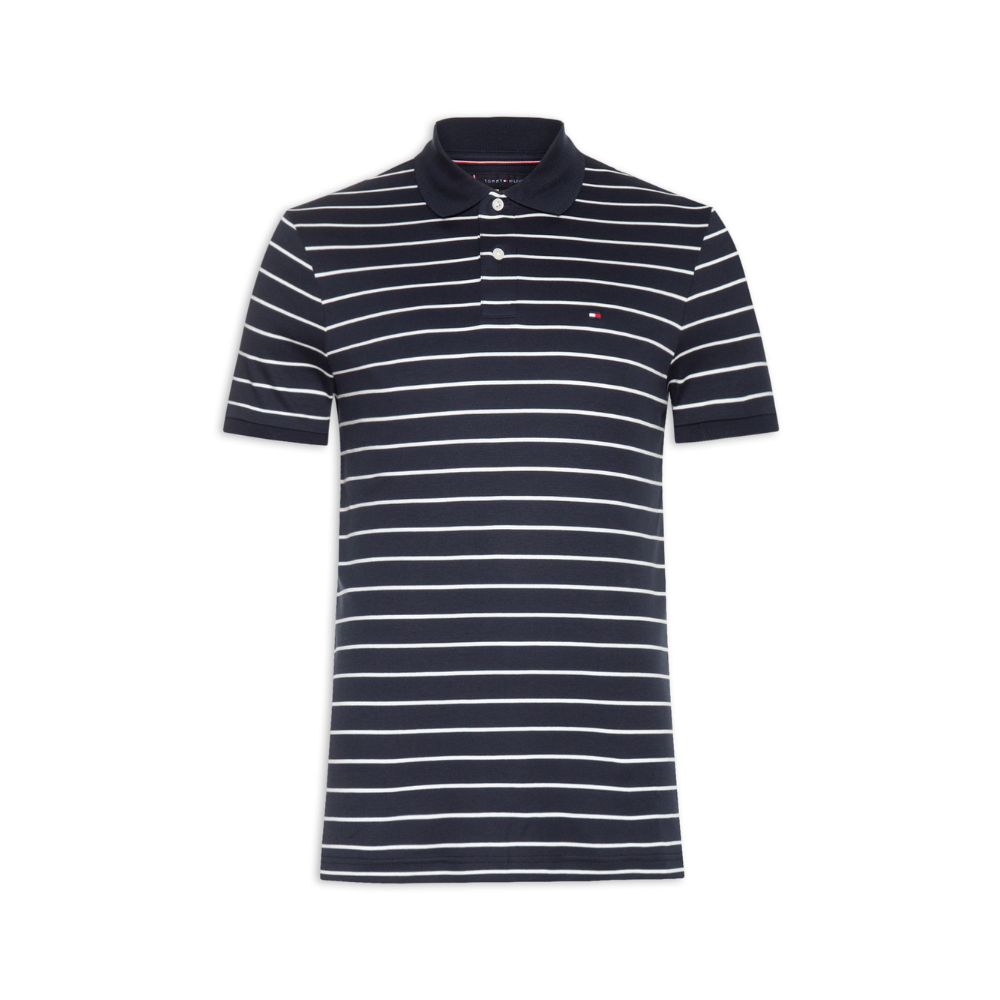 Polo Masculina Regular Fit Seasonal em Liquid Cotton - Azul