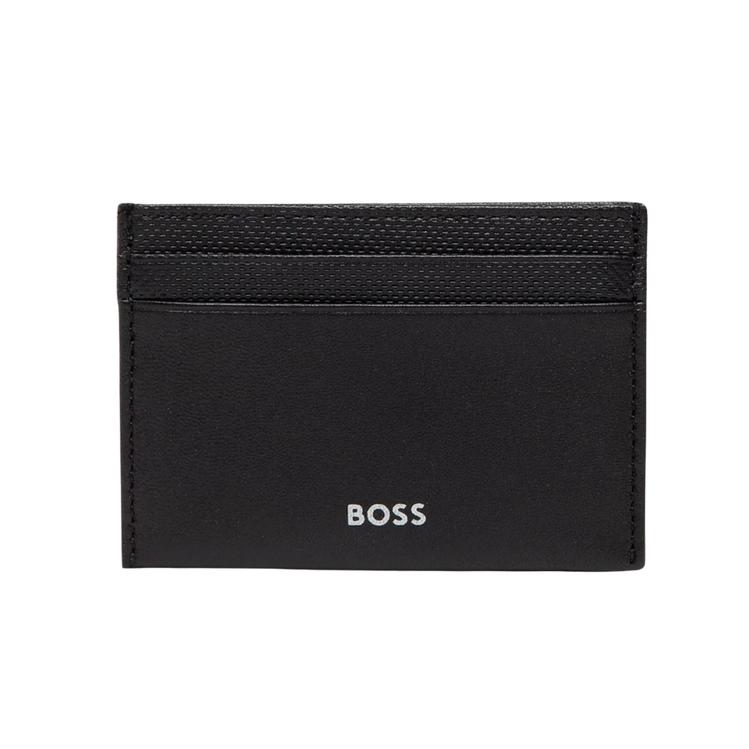 Kit Carteira + Porta Cartão BOSS em Couro – Edição Premium
