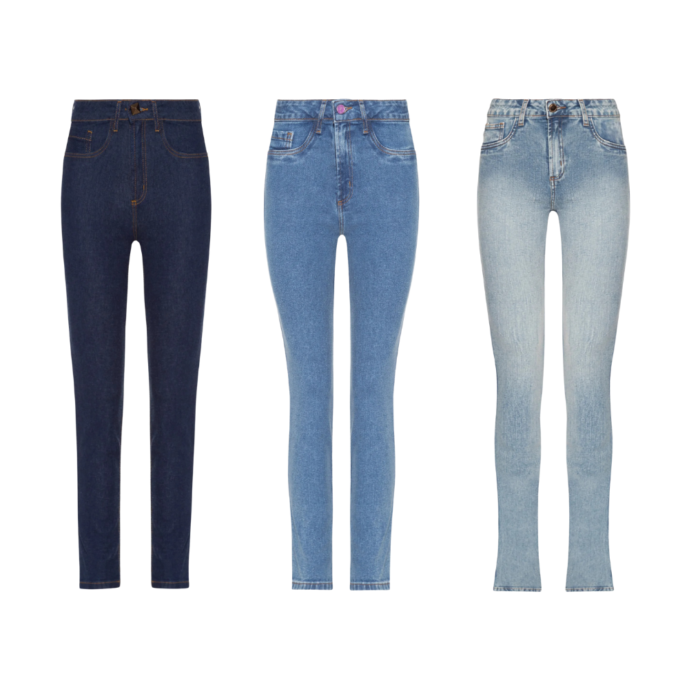 Kit 3 Calças Básicas - Feminina