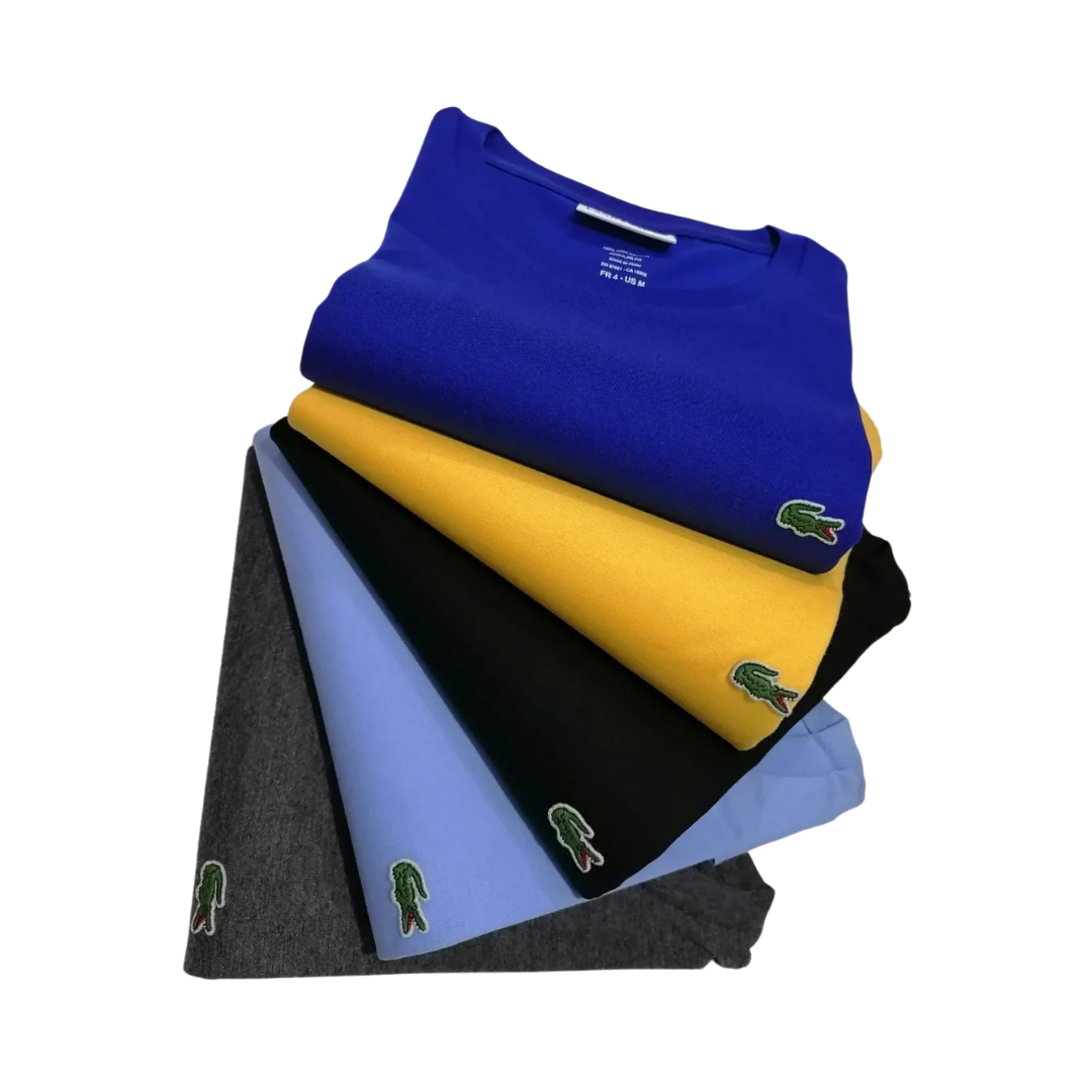 Kit 6 Camisetas Lacoste – Cores Diversas