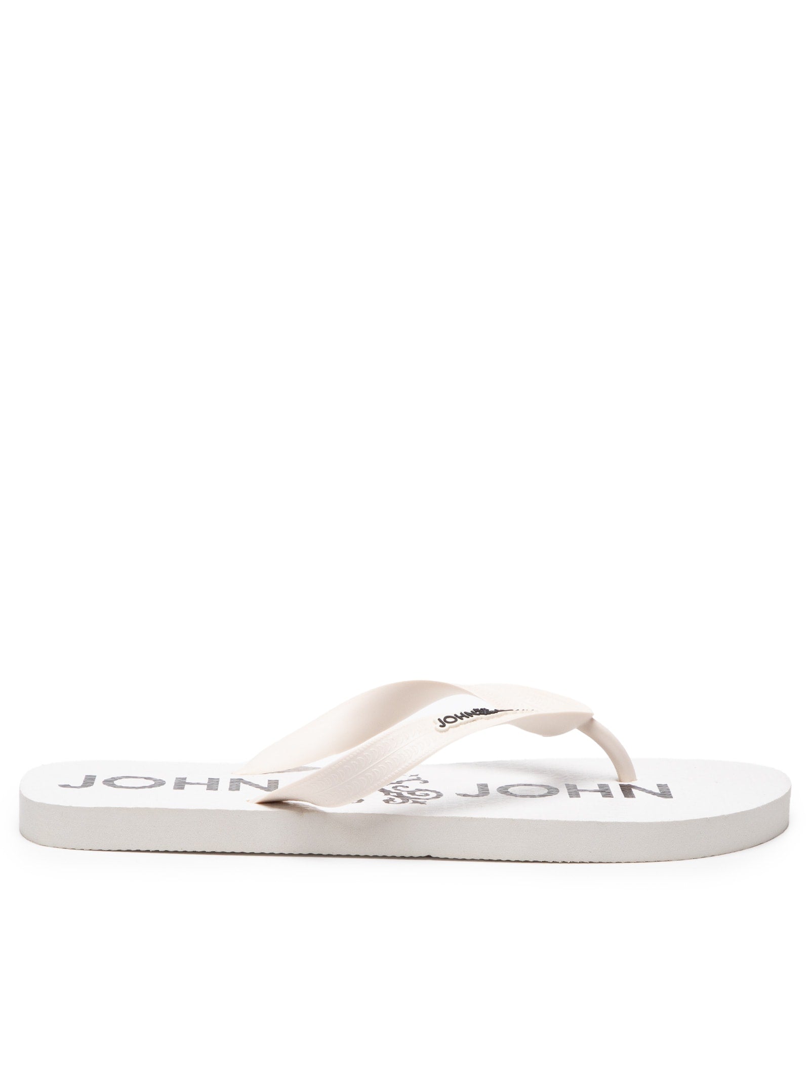 Chinelo Masculino Estampado Logo Jungle - Branco