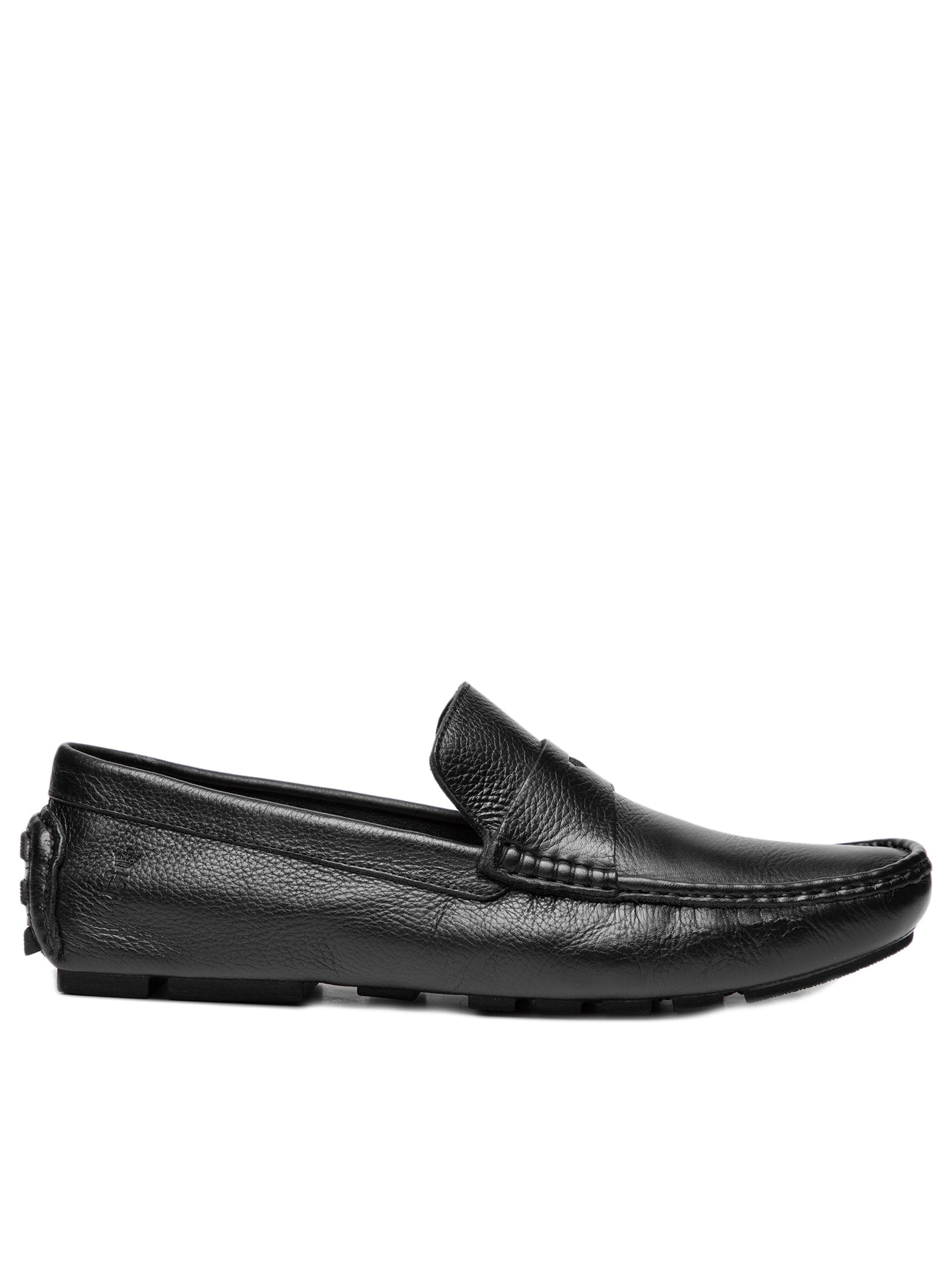 Sapato Masculino Gravata em Couro Floater - Preto
