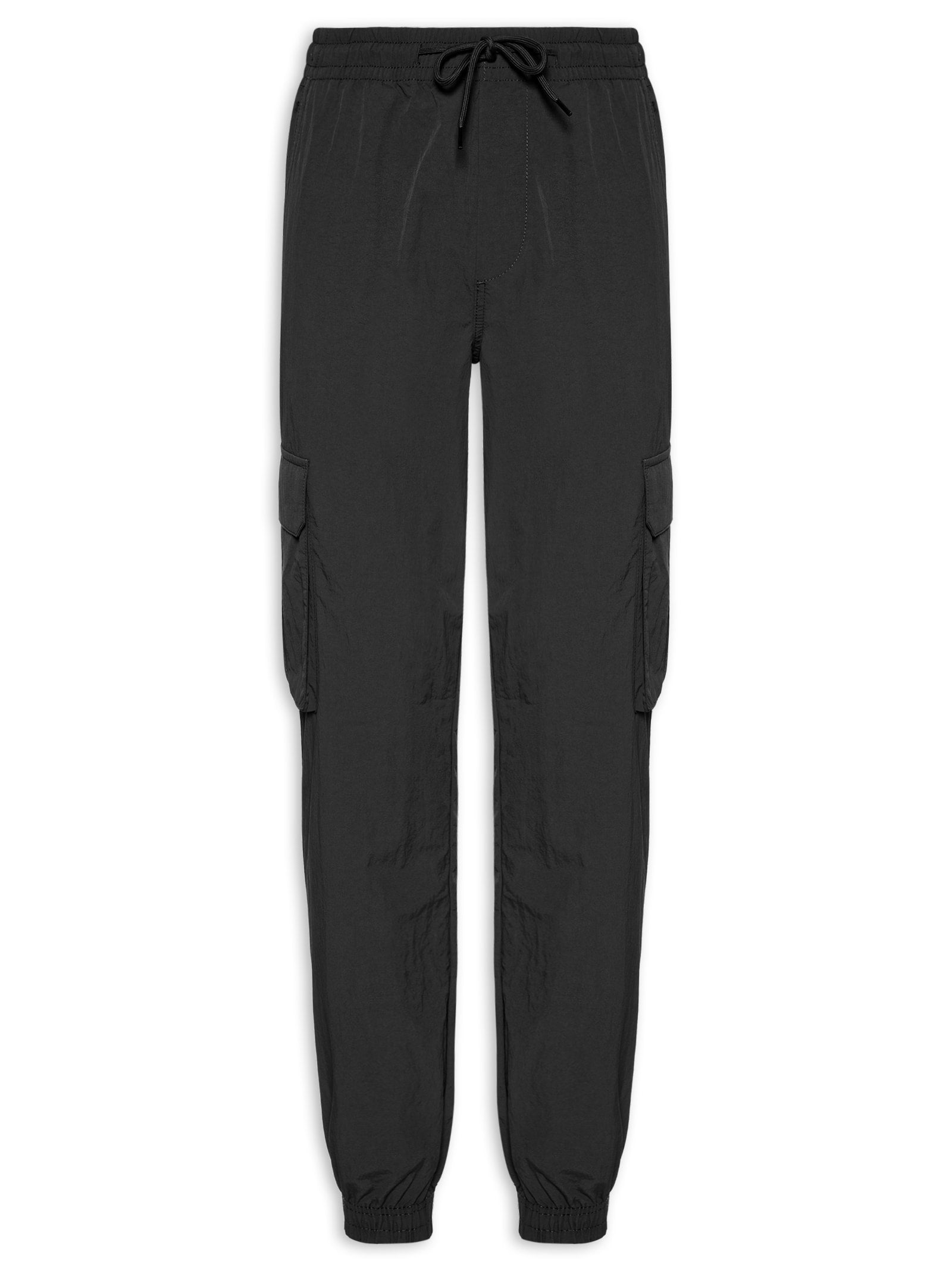 Calça Masculina Cargo Relaxed Fit - Preto