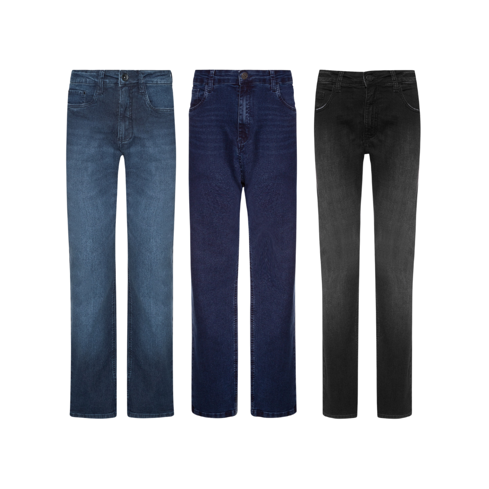 Kit 3 Calças Jeans – John John