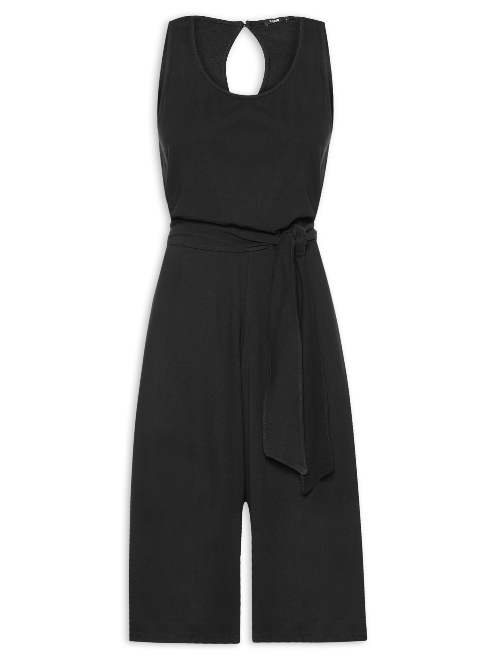 Macacão Feminino Amplo Com Abertura Nas Costas - Bege