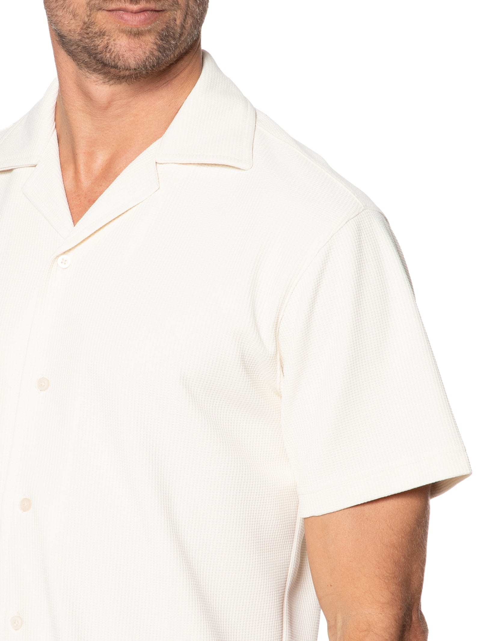 Conjunto Masculino Básico Camisa Manga Curta e Short - Azul - Imagem 5