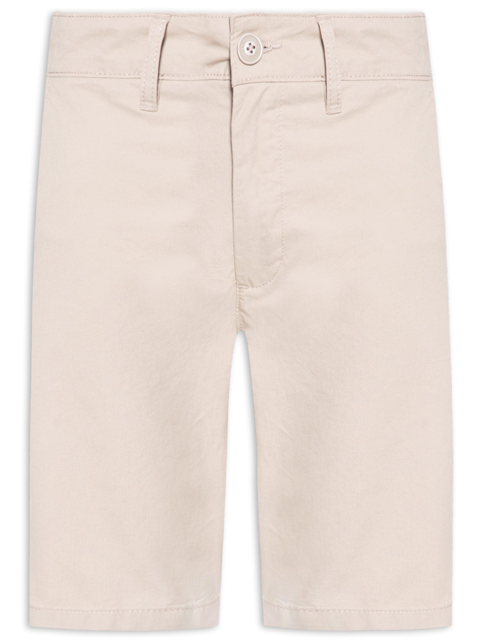 Bermuda Masculina Chino Sarja Tinturada - Bege