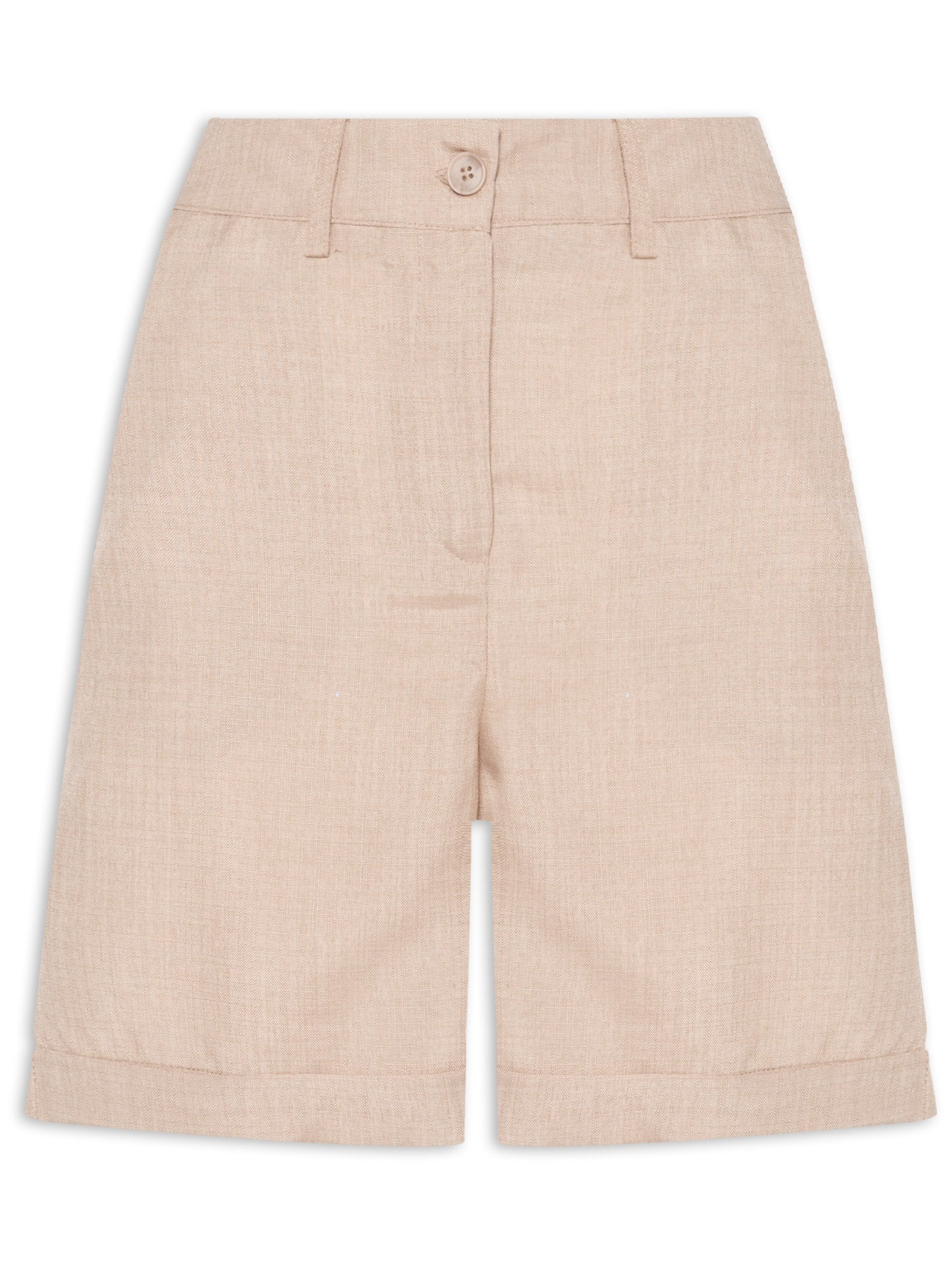 Bermuda Feminina Alfaiataria Barra Italiana - Preto