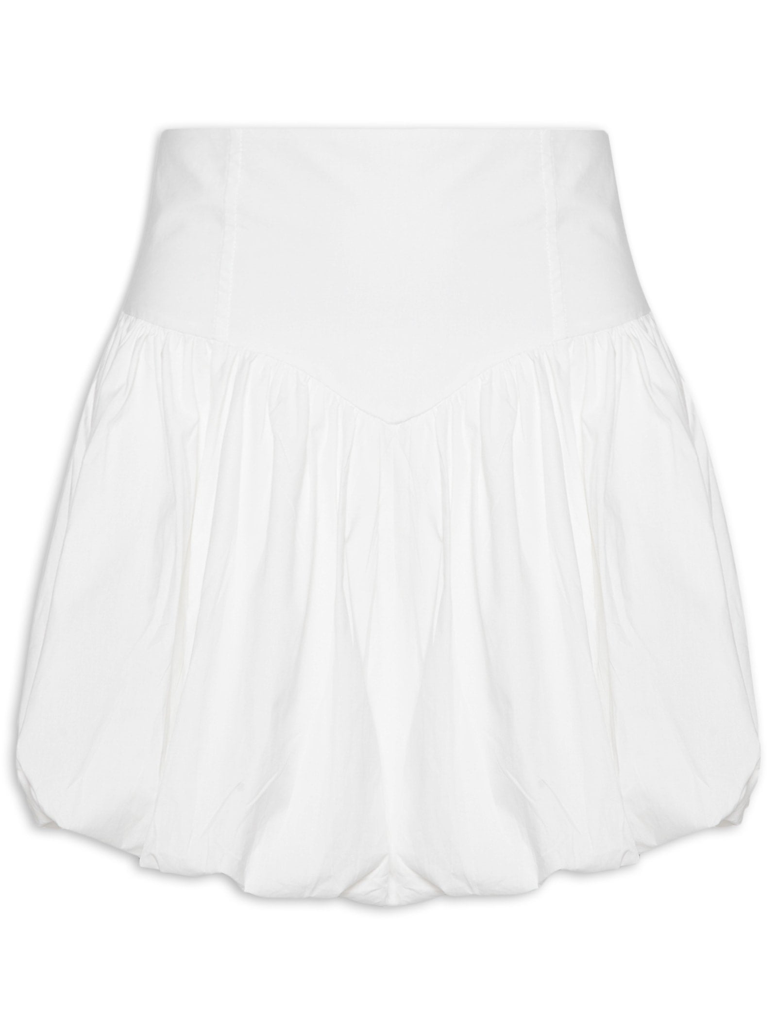 Mini Saia Balonê - Bege