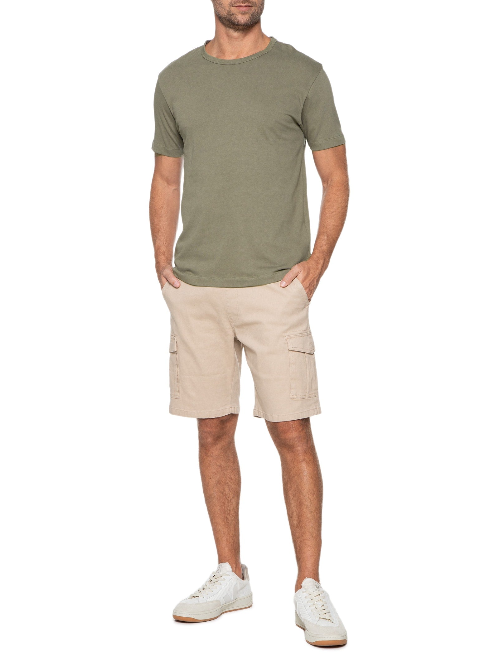 Bermuda Masculina Cargo - Bege - Imagem 2