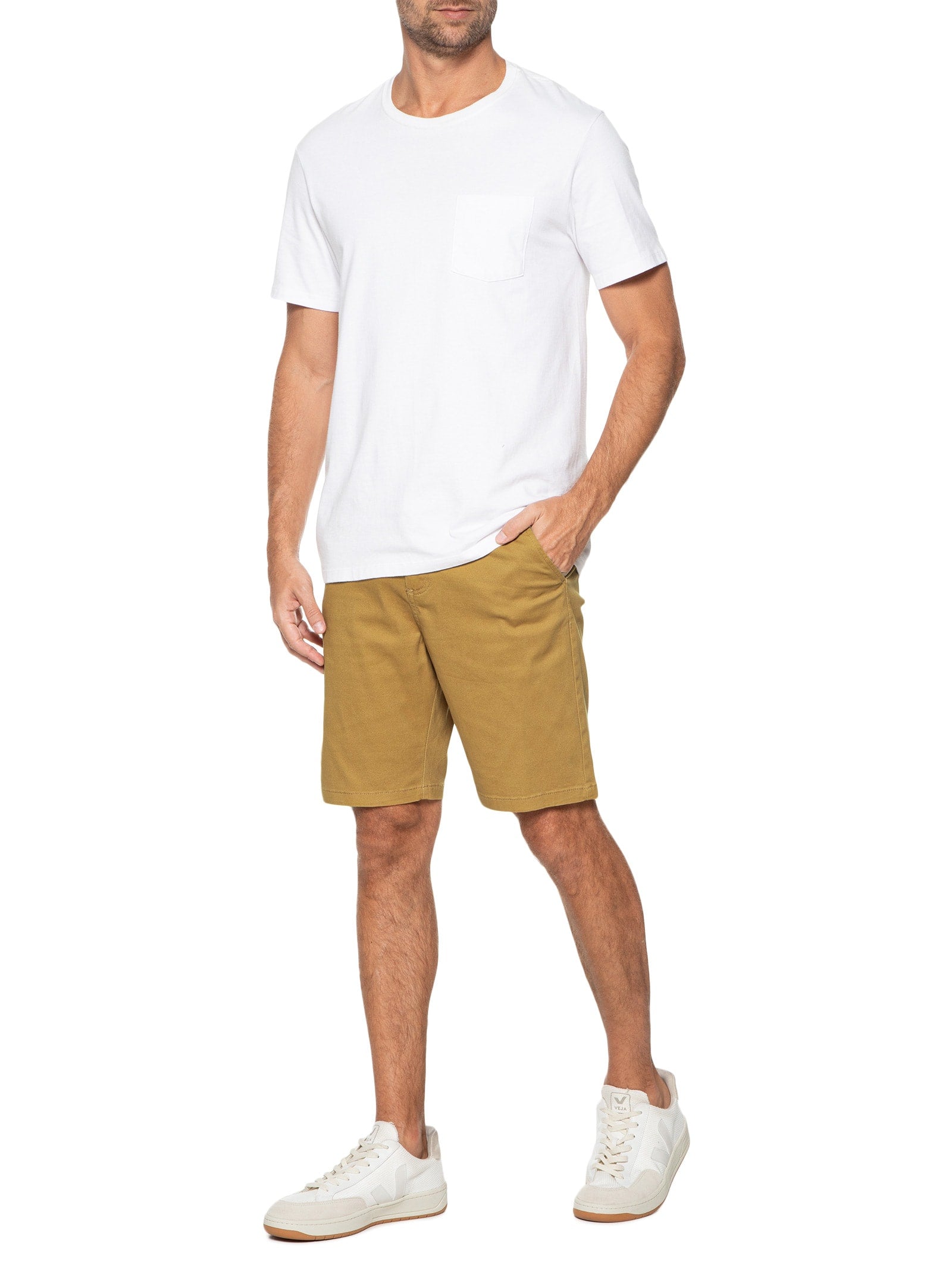 Bermuda Masculina Chino - Marrom - Imagem 2