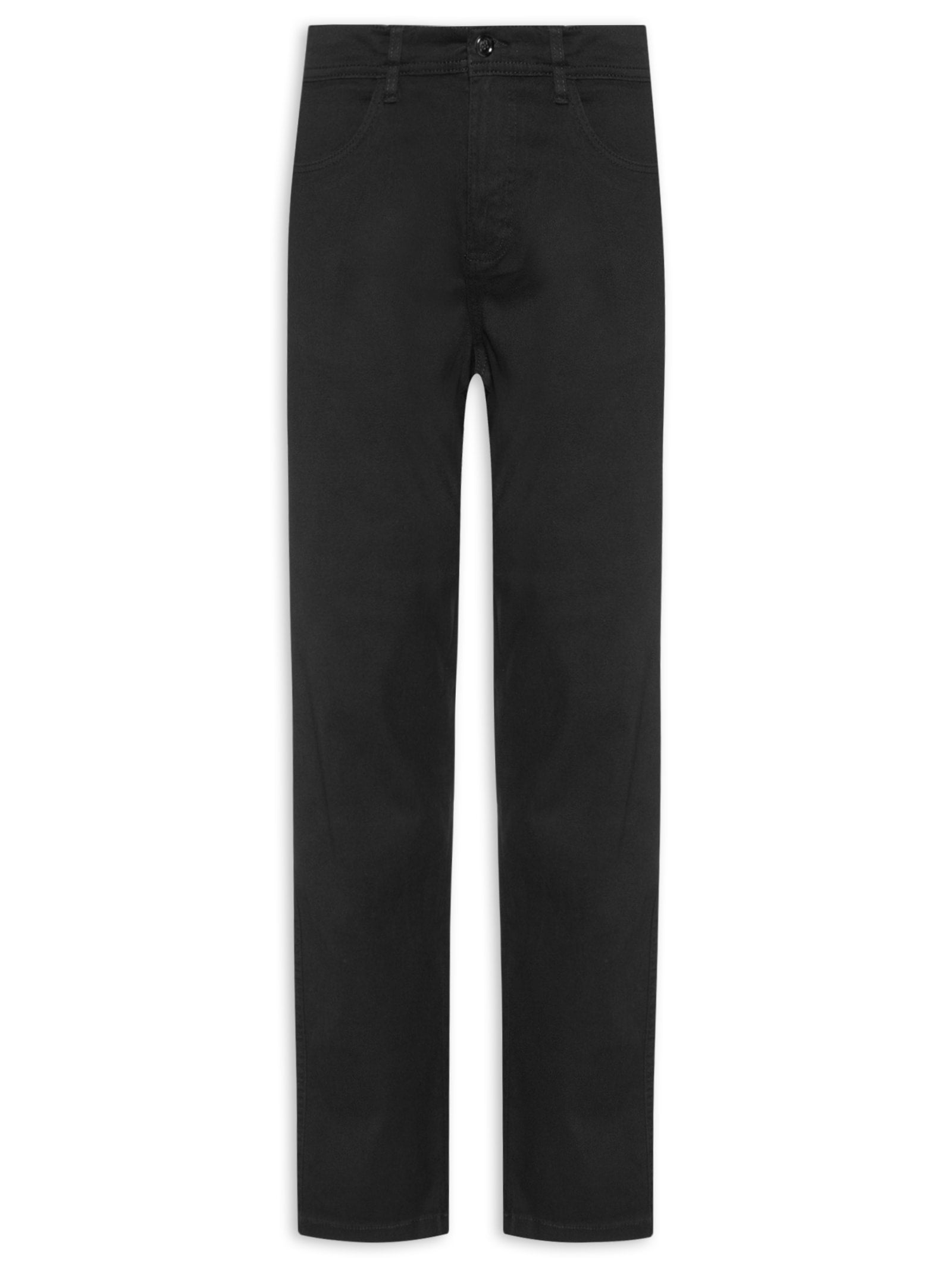 Calça Masculina Chino Sarja Color - Preto