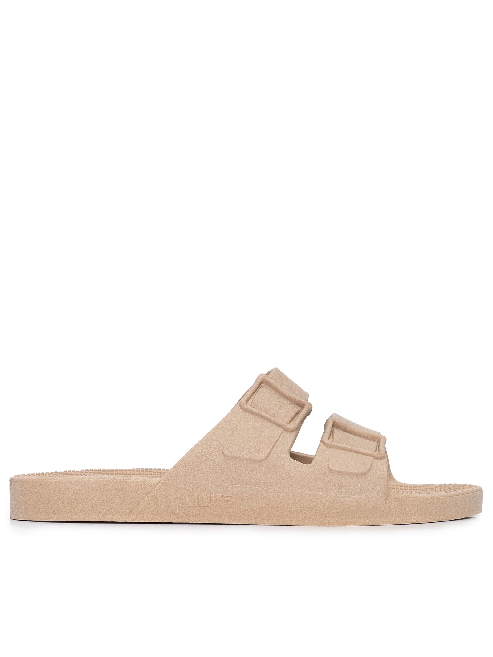 Sandália Couro Pelica Soft Areia - Bege