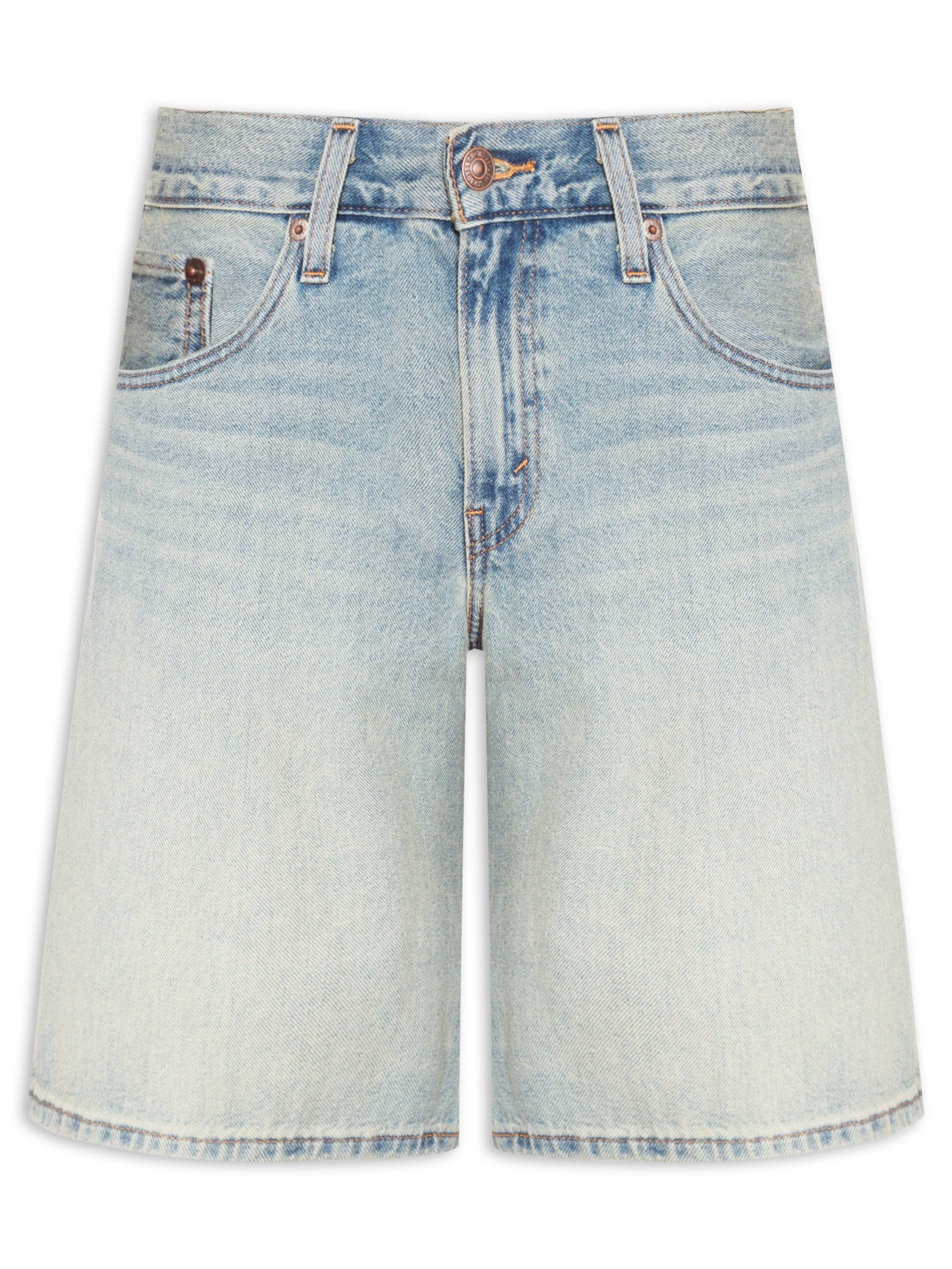 Bermuda Feminina Baggy Dad Jort - Azul