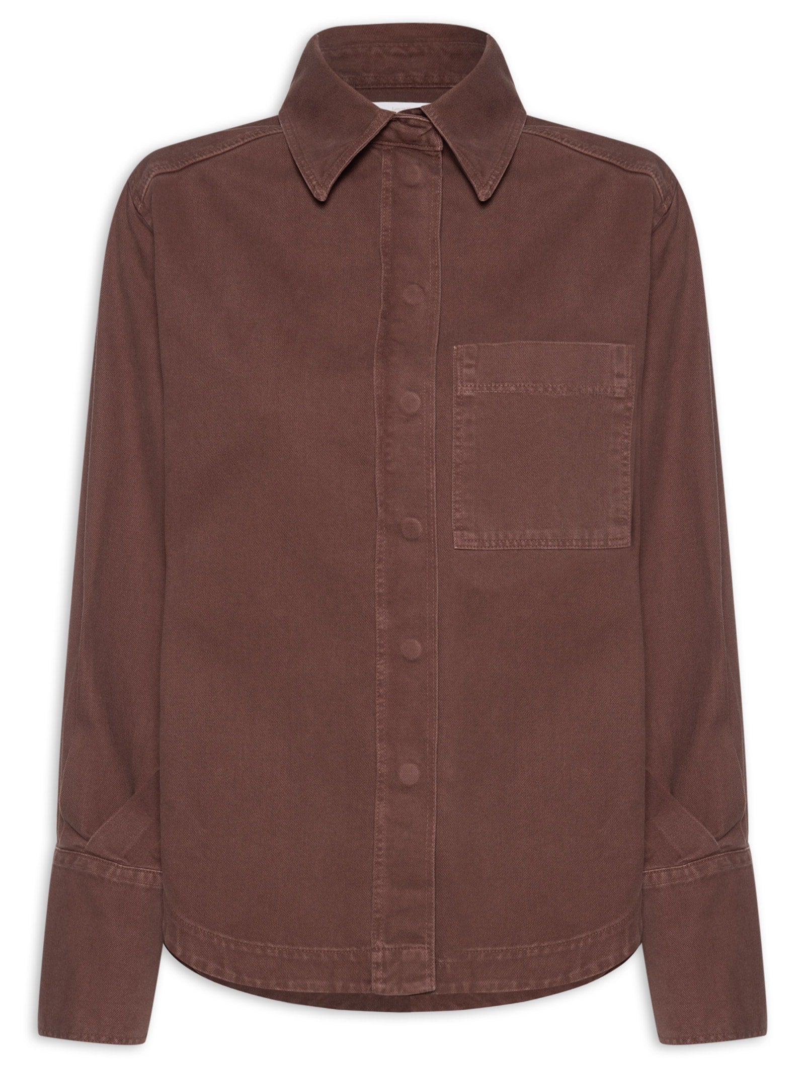 Bermuda Feminina Sarja Flashback Like Leather - Marrom