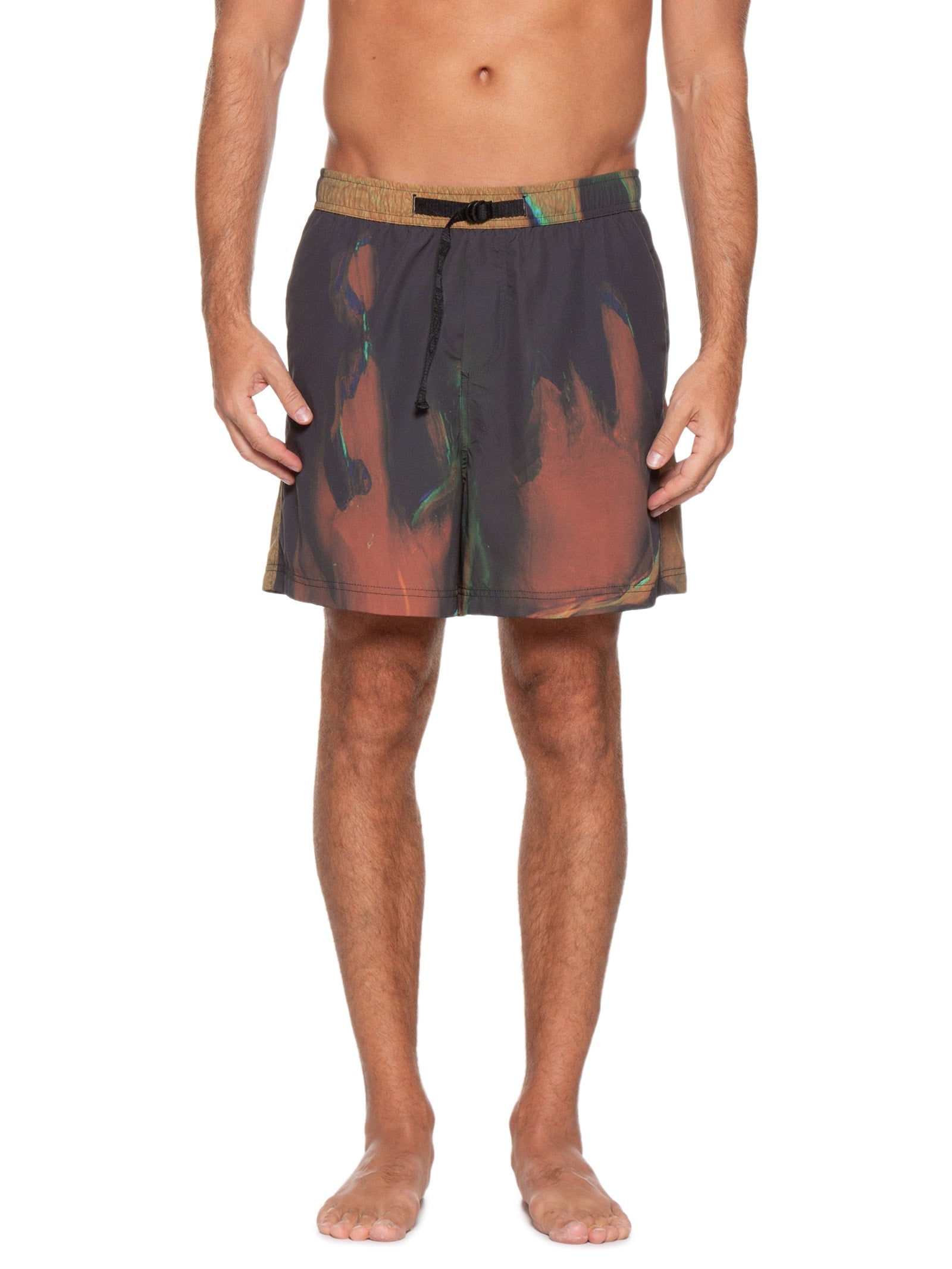 Bermuda Masculina Jacquard Rose - Preto - Imagem 3