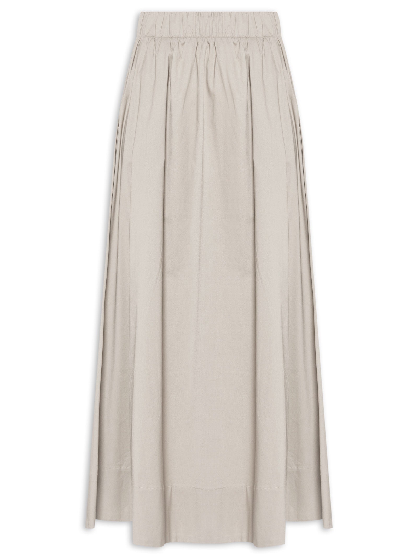 Saia Midi Maxi Godê - Marrom