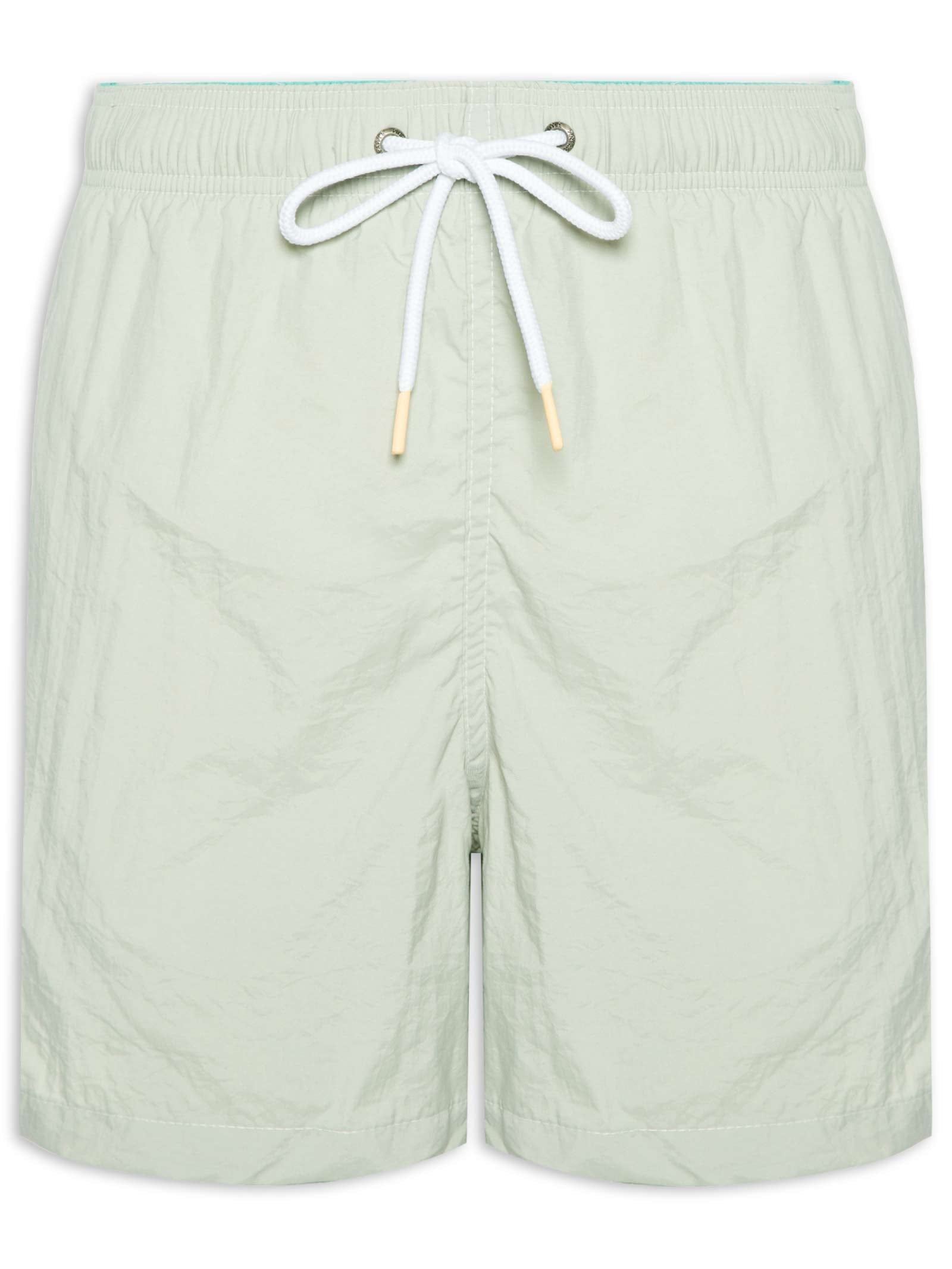 Short Masculino Praia Estampado Fresh Flower - Off White