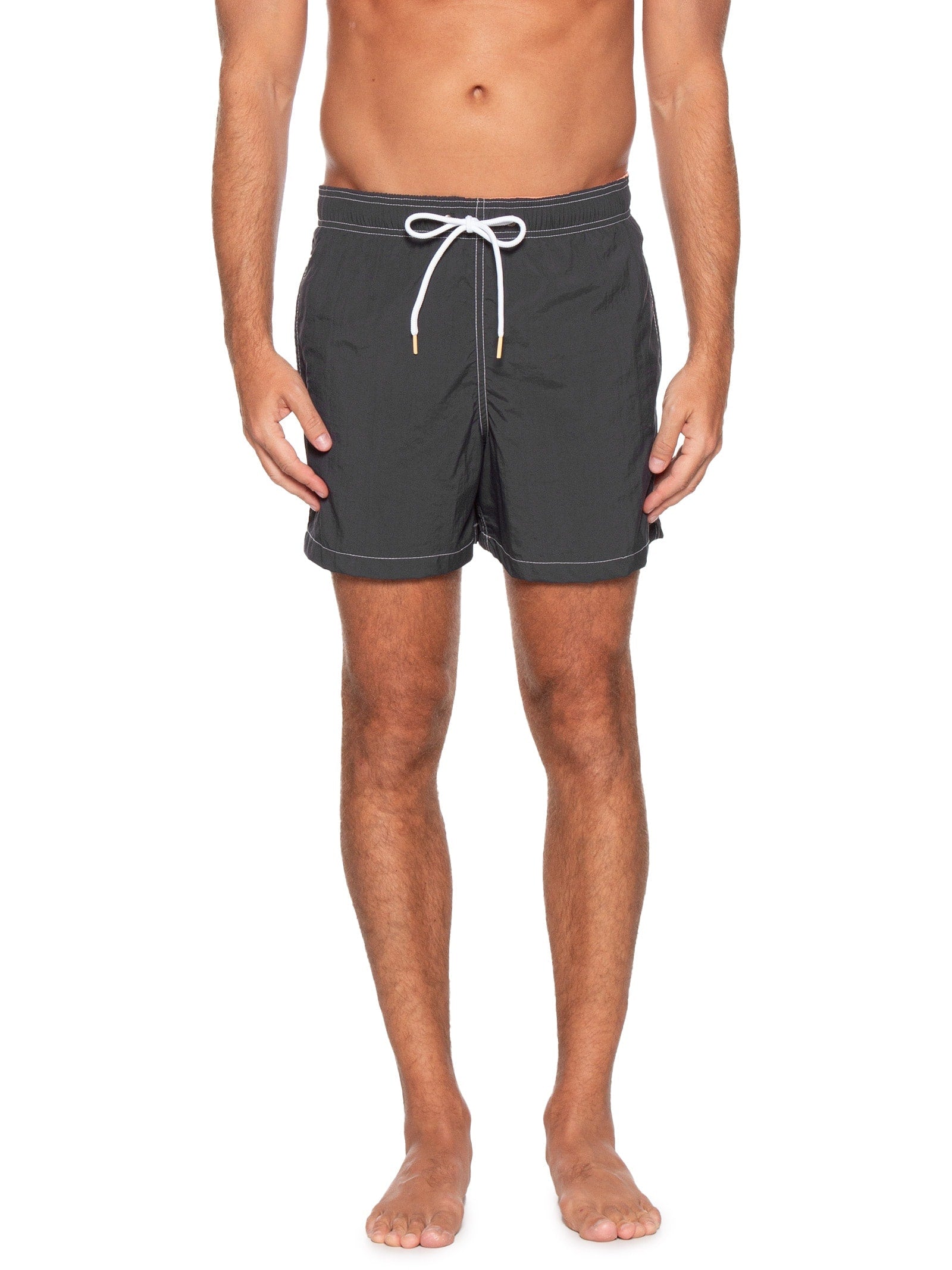 Short Masculino Praia Liso Básico - Preto - Imagem 3