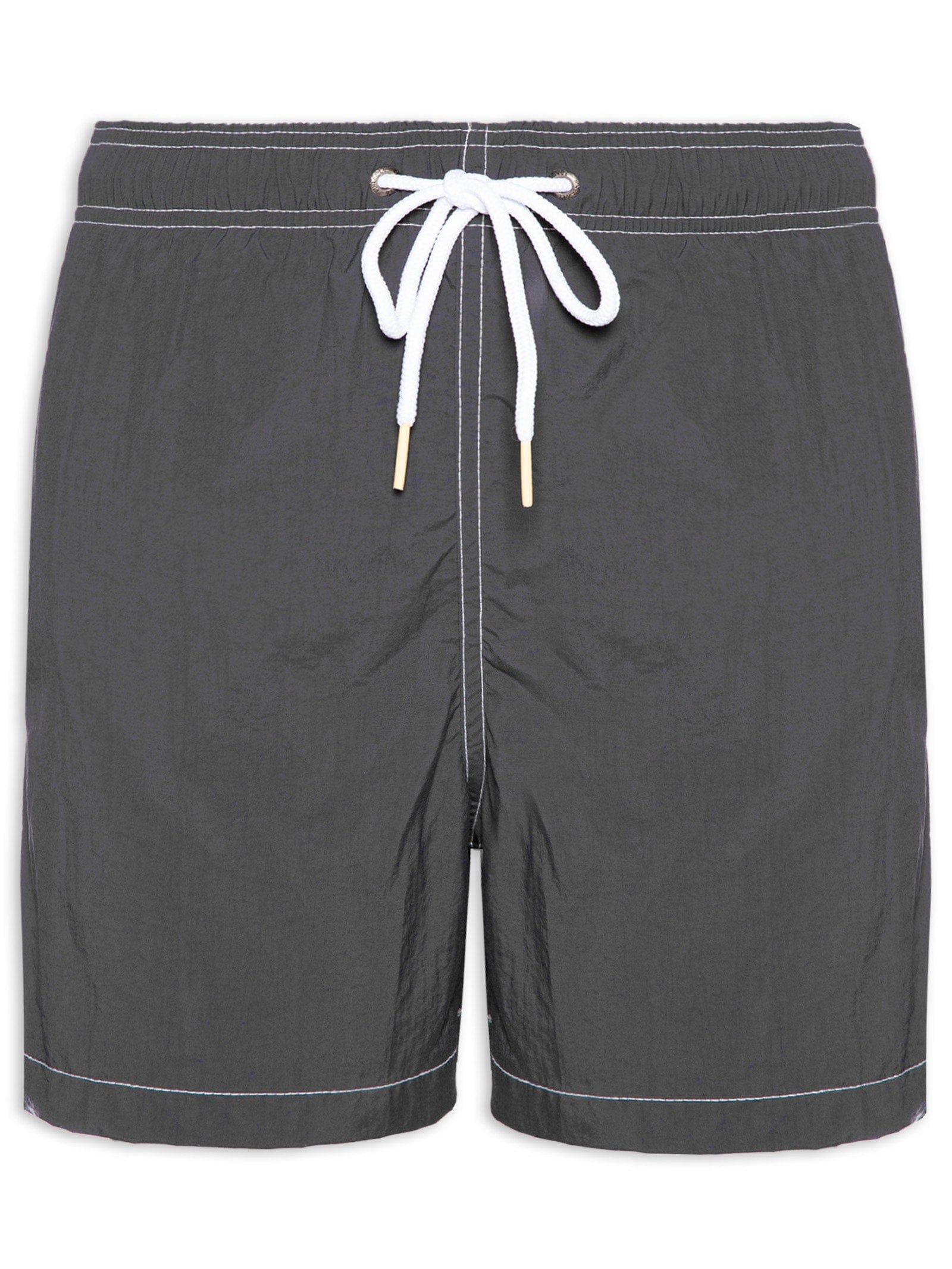 Short Masculino Praia Liso Básico - Preto