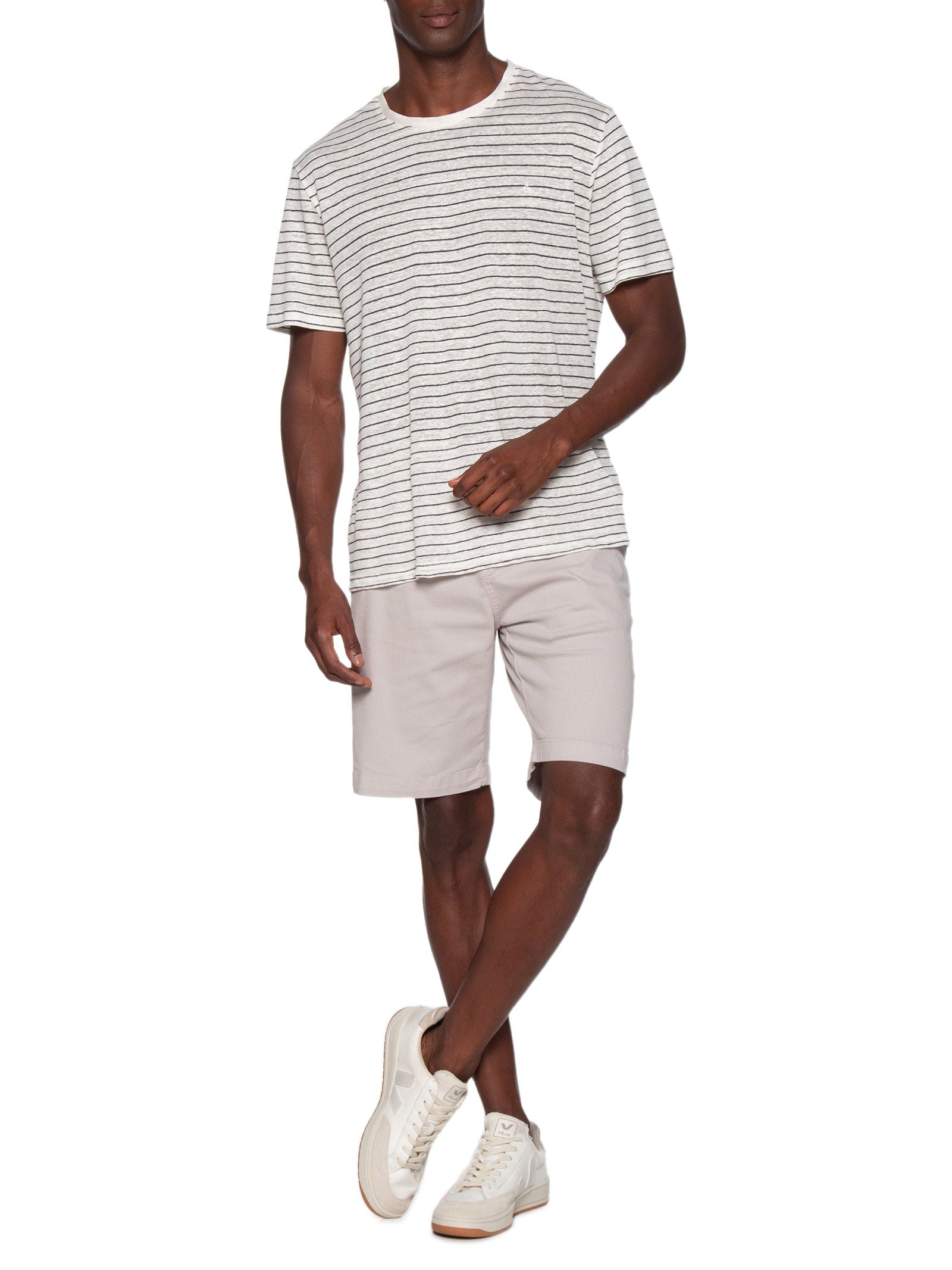 Bermuda Masculina Chino Premium Lycra - Bege - Imagem 2