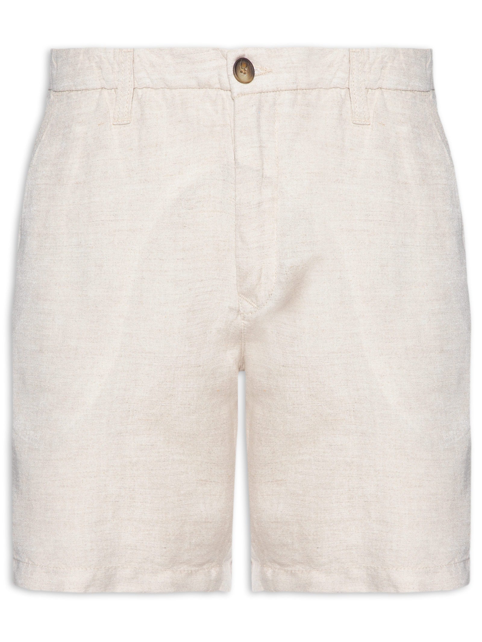 Bermuda Masculina Casual Listrada Moletom - Off White