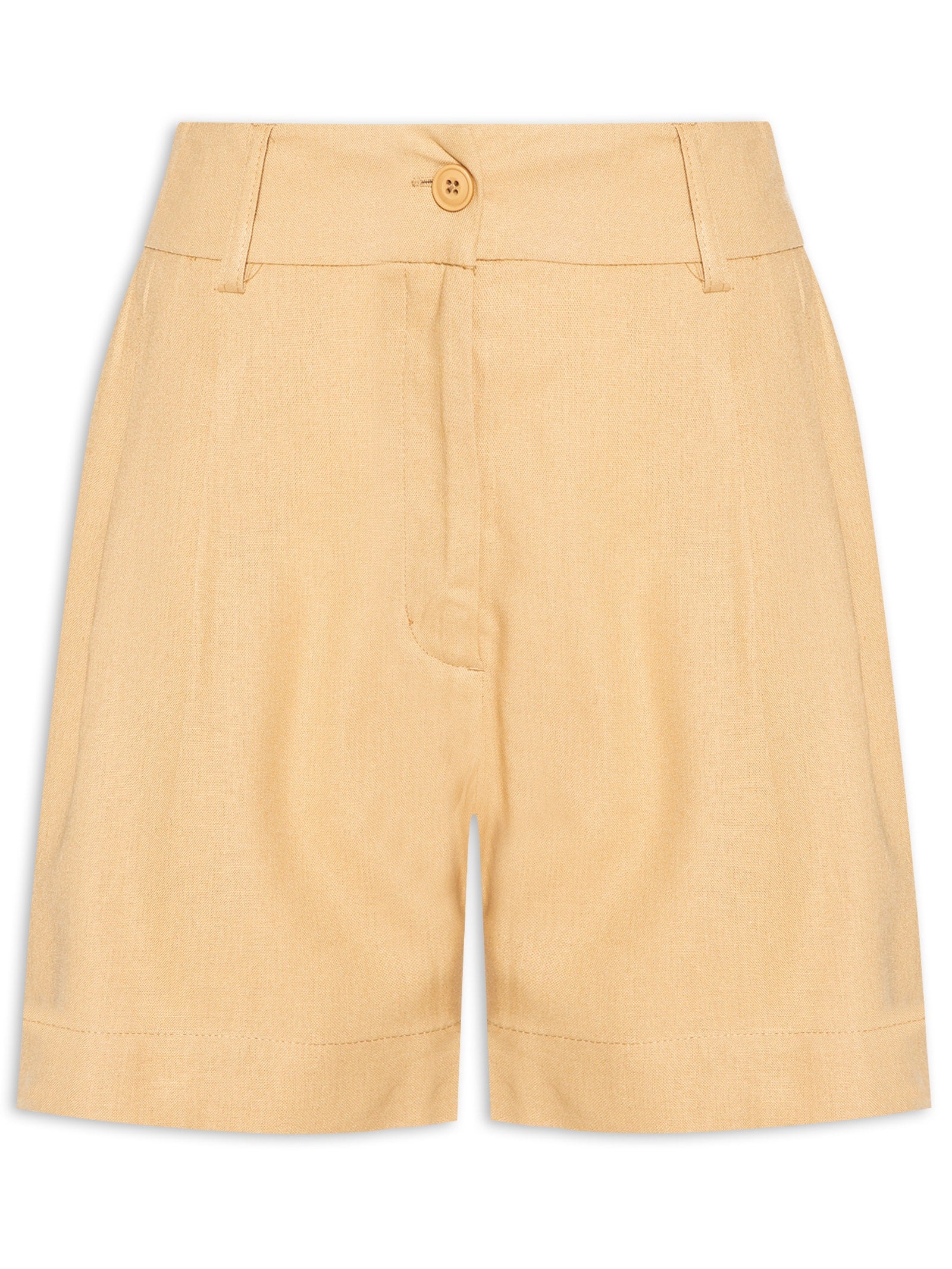 Casaco Feminino Cotton Reg Short Trench Coat - Bege