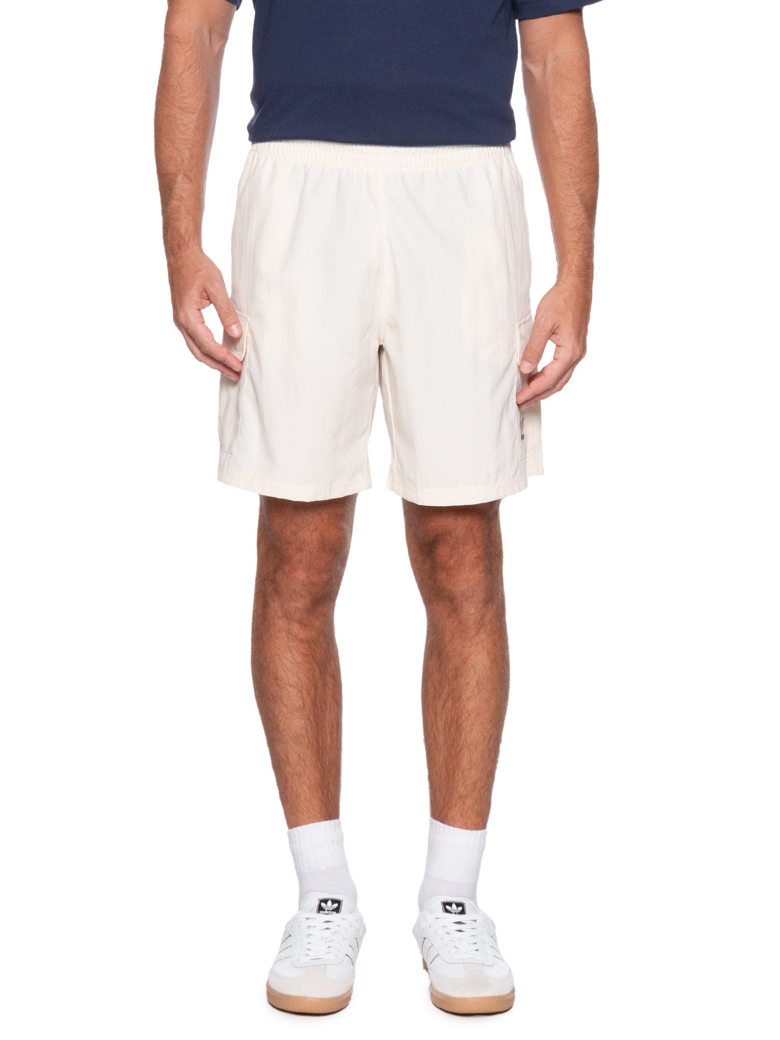 Conjunto Masculino Básico Camisa Manga Curta e Short - Off White - Imagem 3