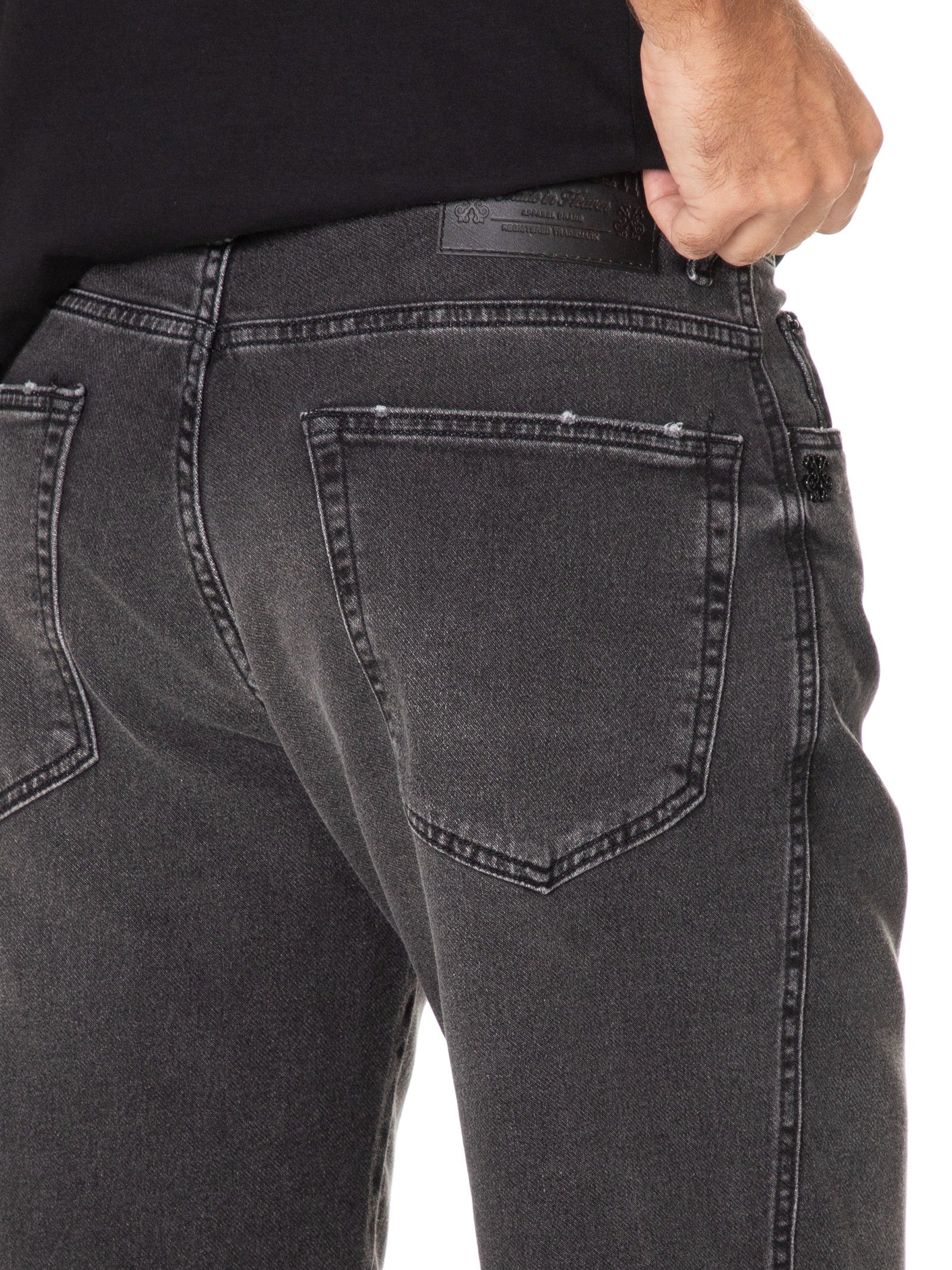 Bermuda Masculina Alfaiataria Basic Linen - Preto - Imagem 5