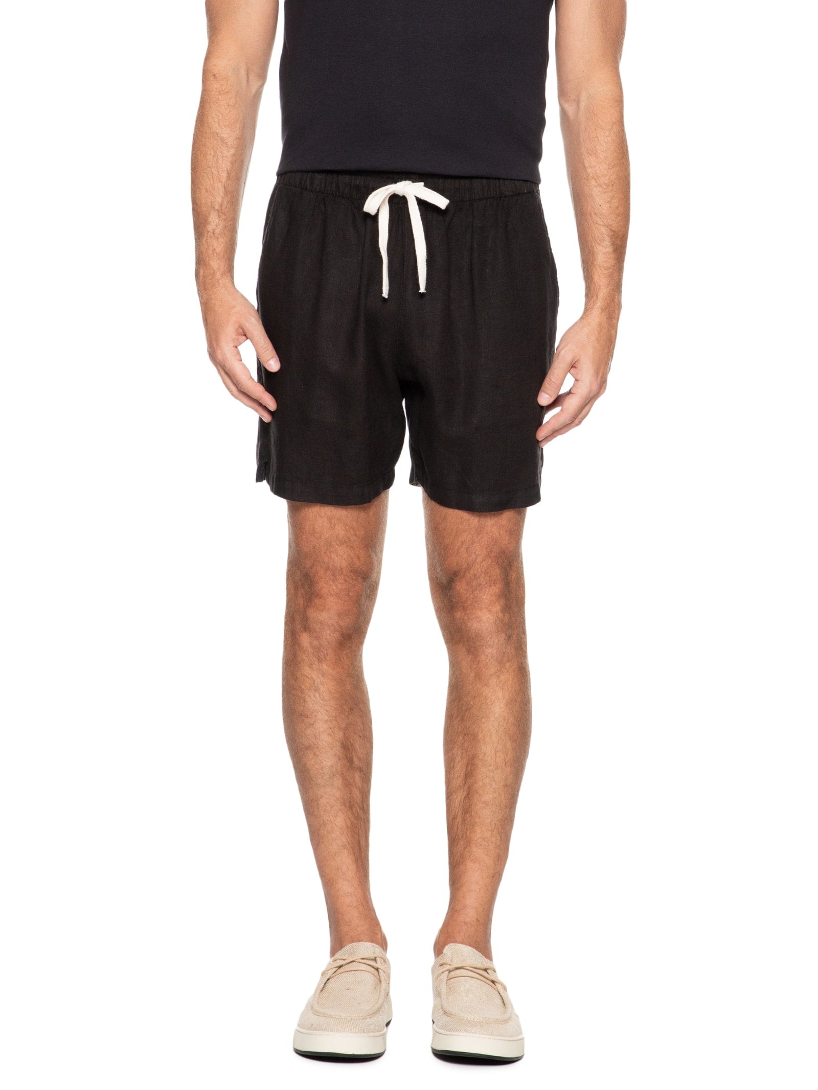 Short Masculino Puro Linho Pier - Bege - Imagem 3