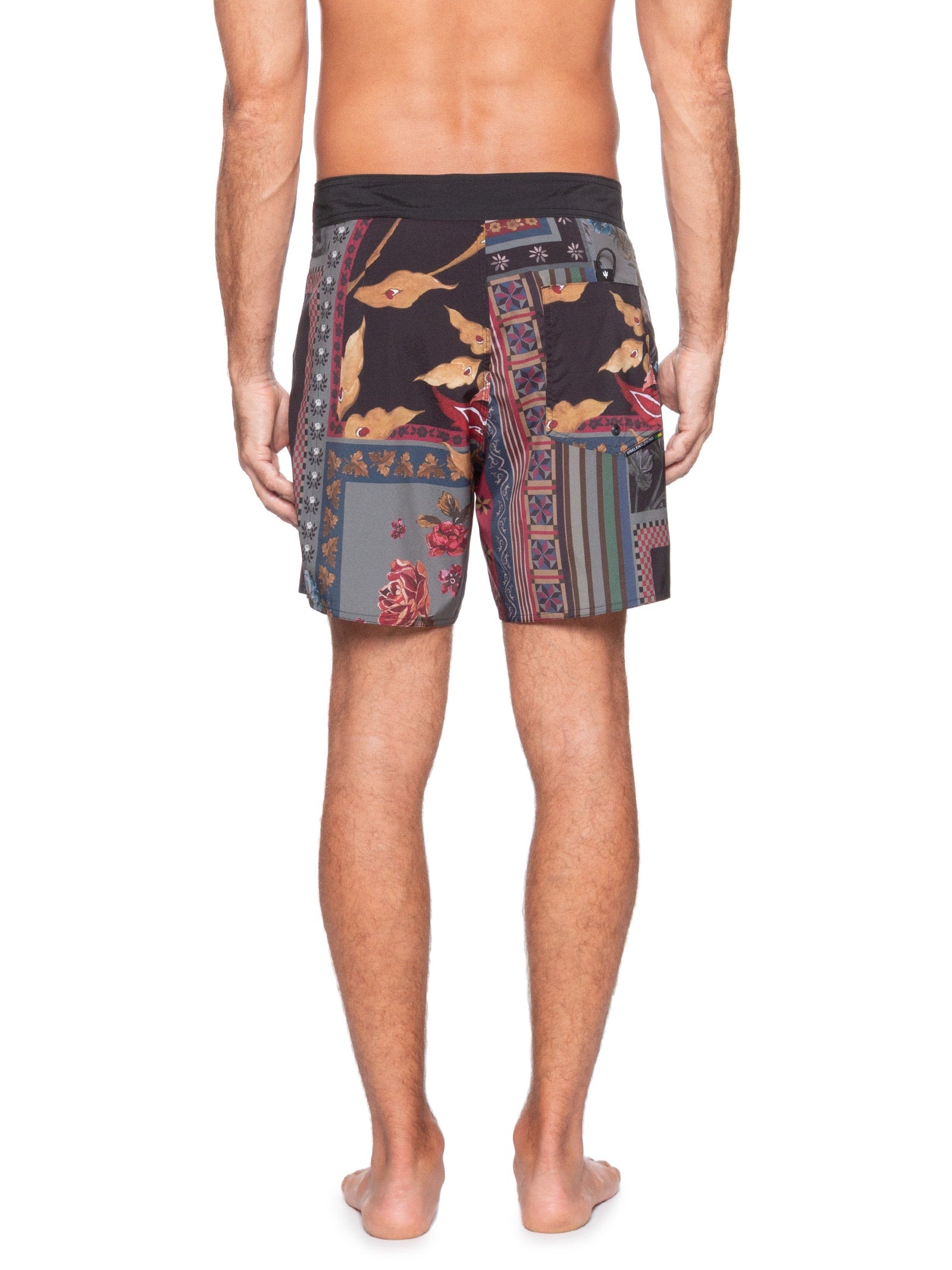 Bermuda Masculina Surf Aquaone Flex Stripe - Preto - Imagem 4