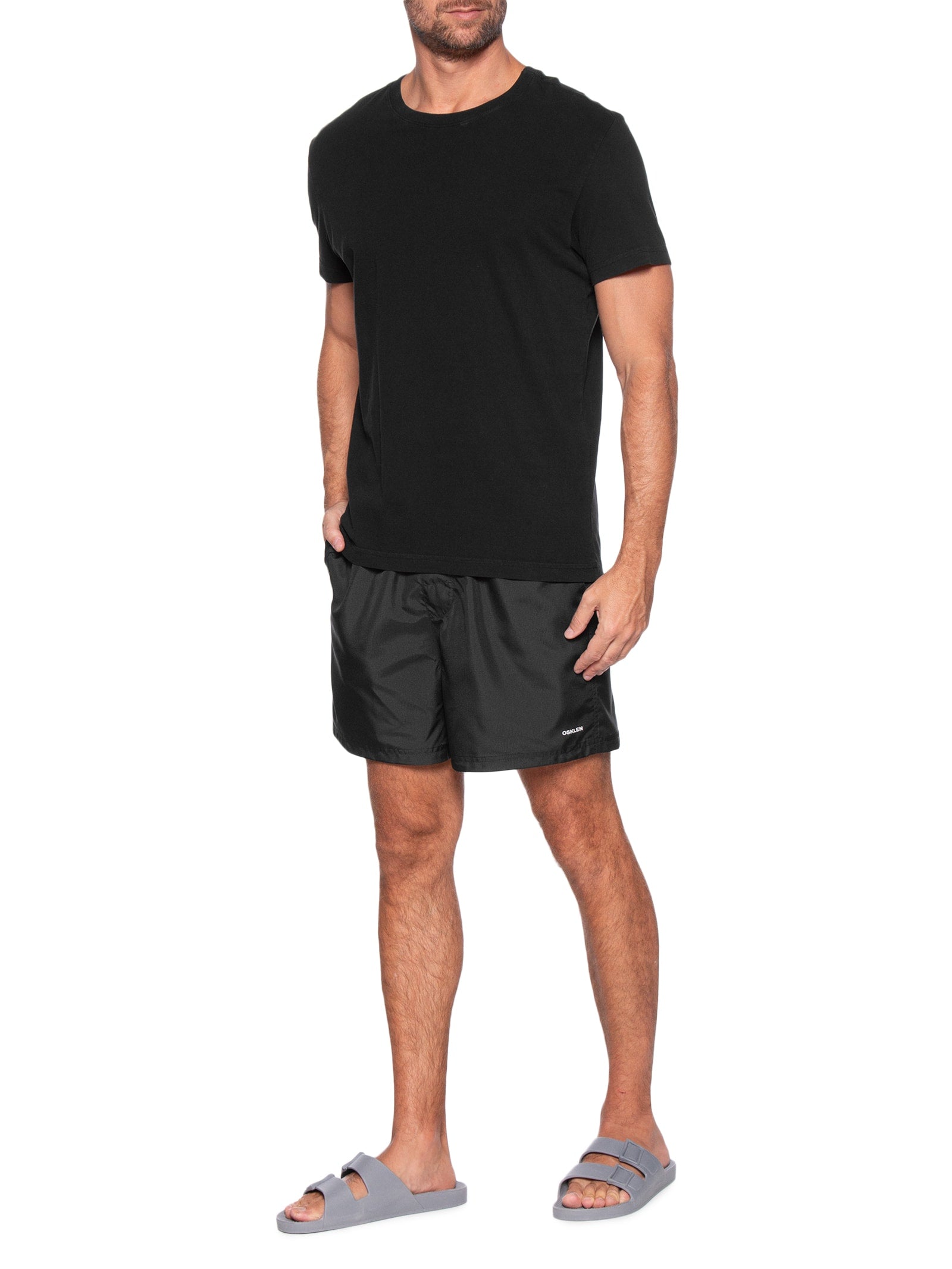 Bermuda Masculina Surf Aquaone New Urban Stripes - Preto - Imagem 2