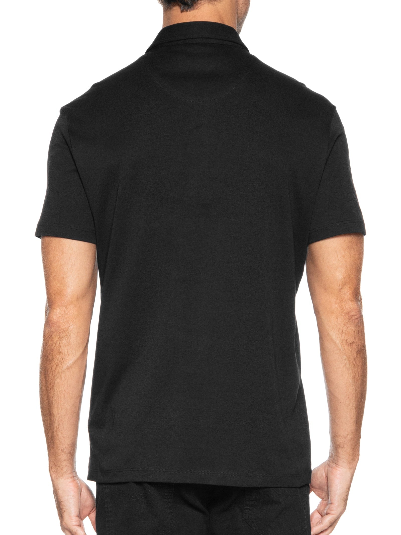 Polo Masculina Malha Premium - Preto