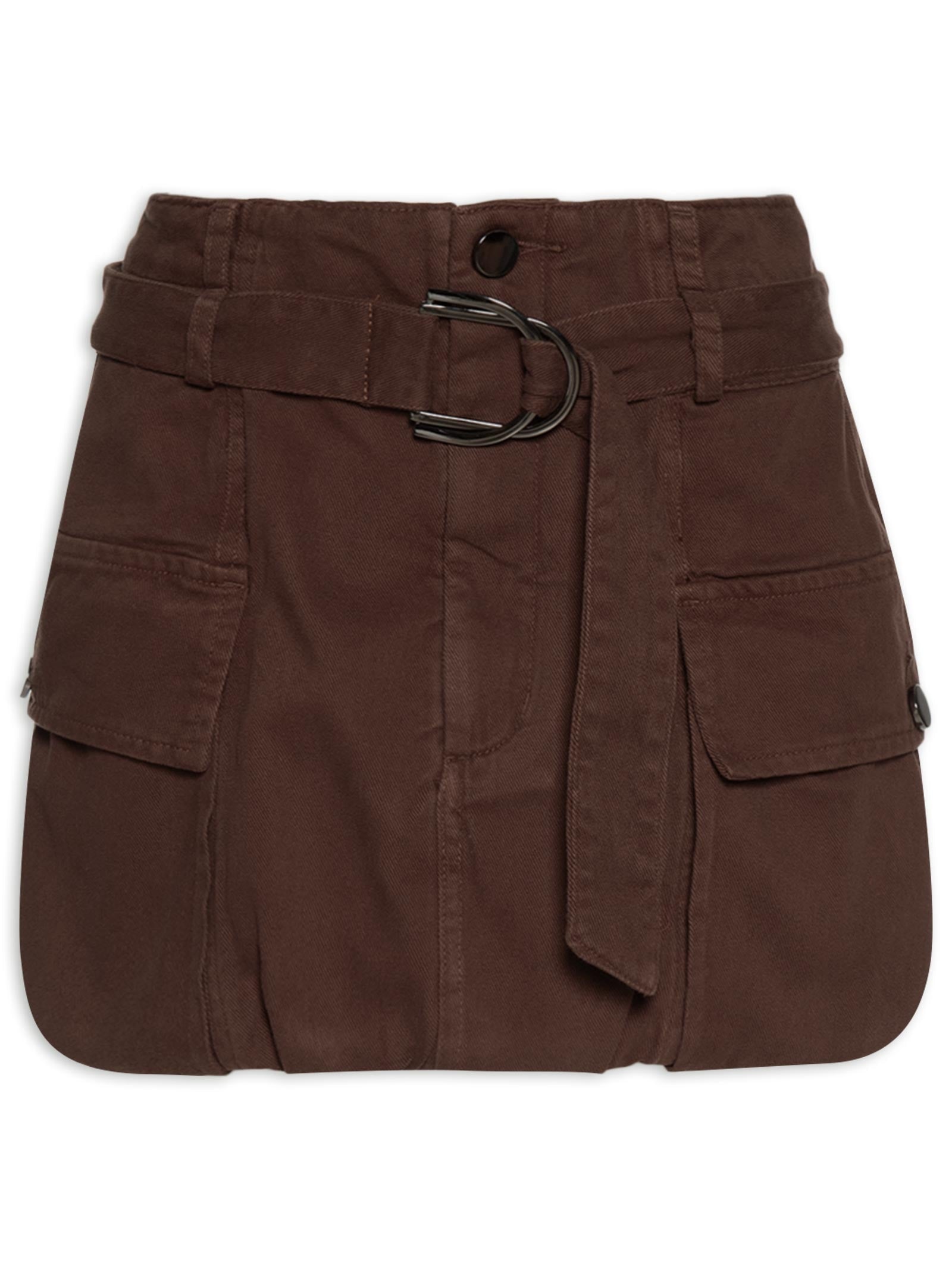 Saia Camuflado Café - Marrom