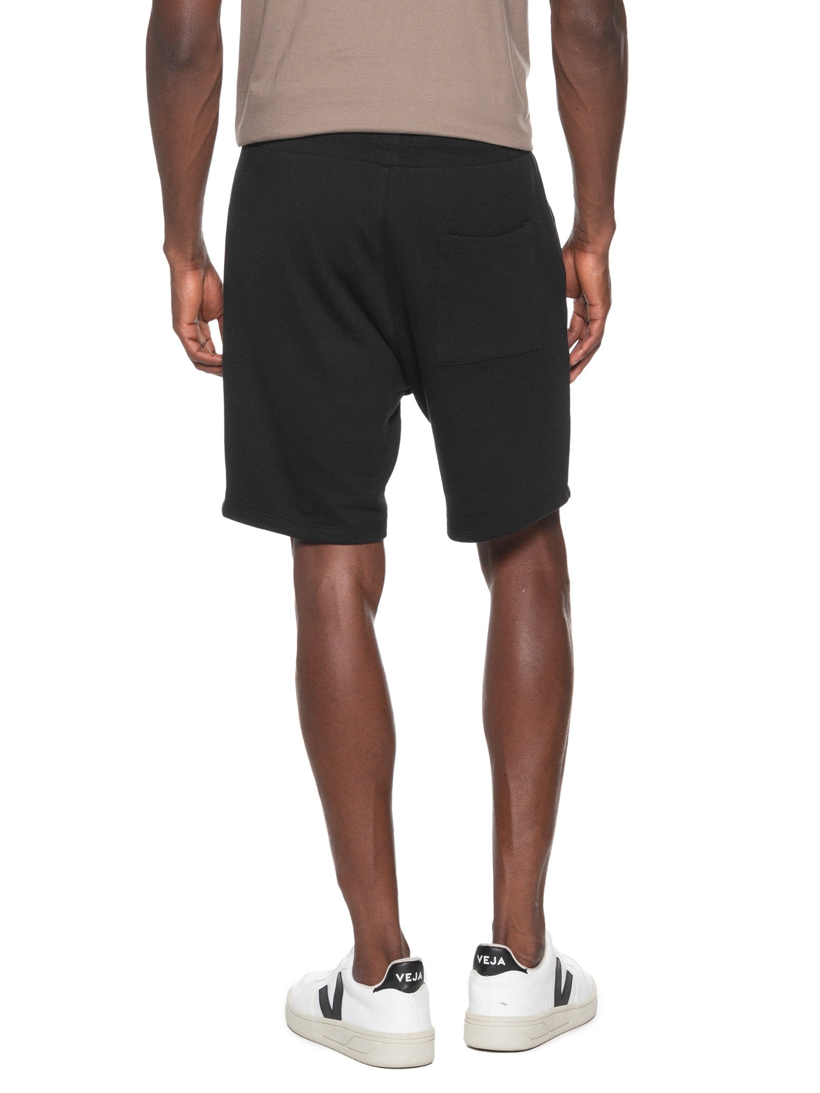 Bermuda Masculina Casual Moletom Orquidea Night - Preto - Imagem 4