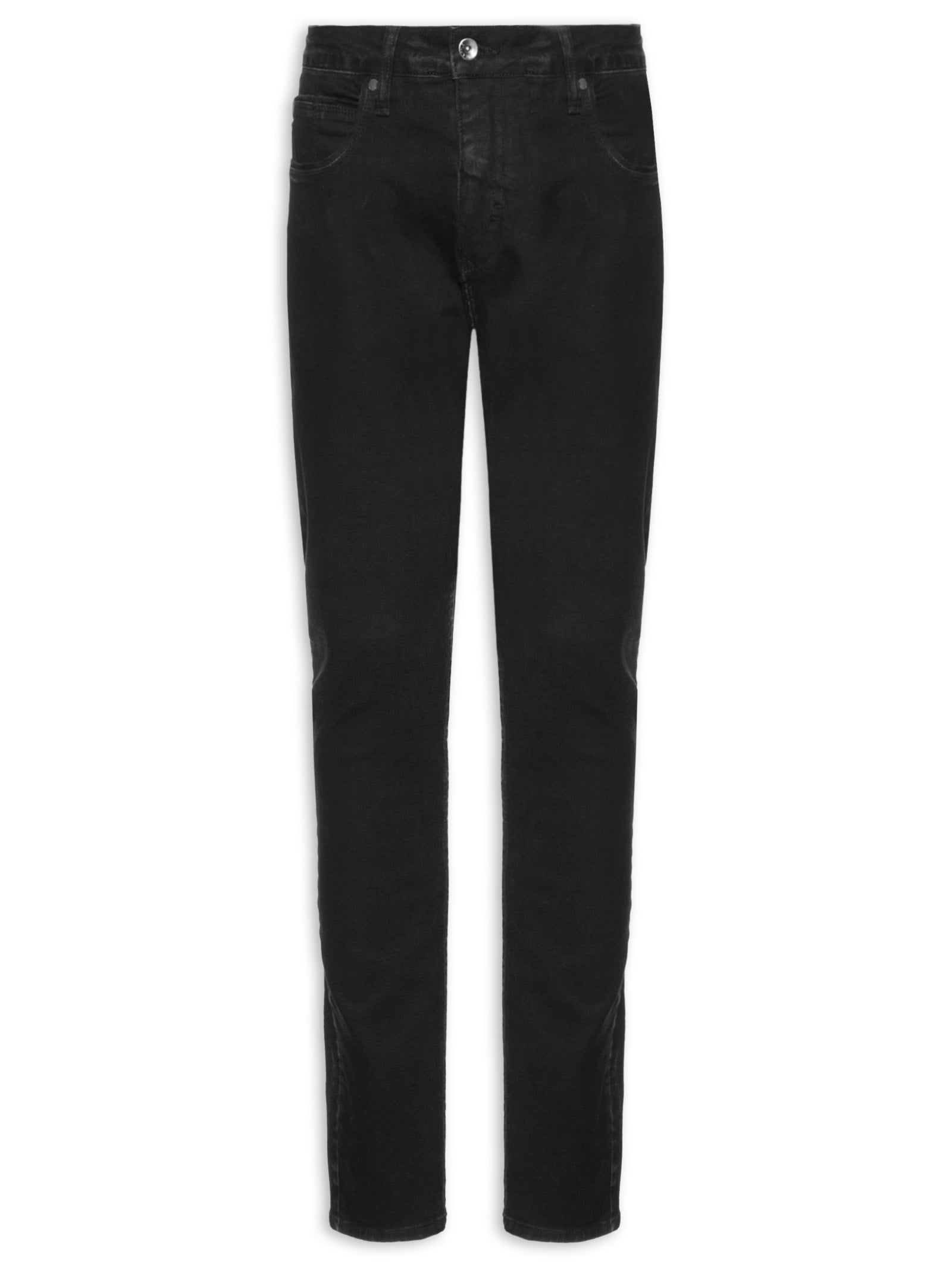 Calça Jeans Masculina Slim Black Black Am - Preto