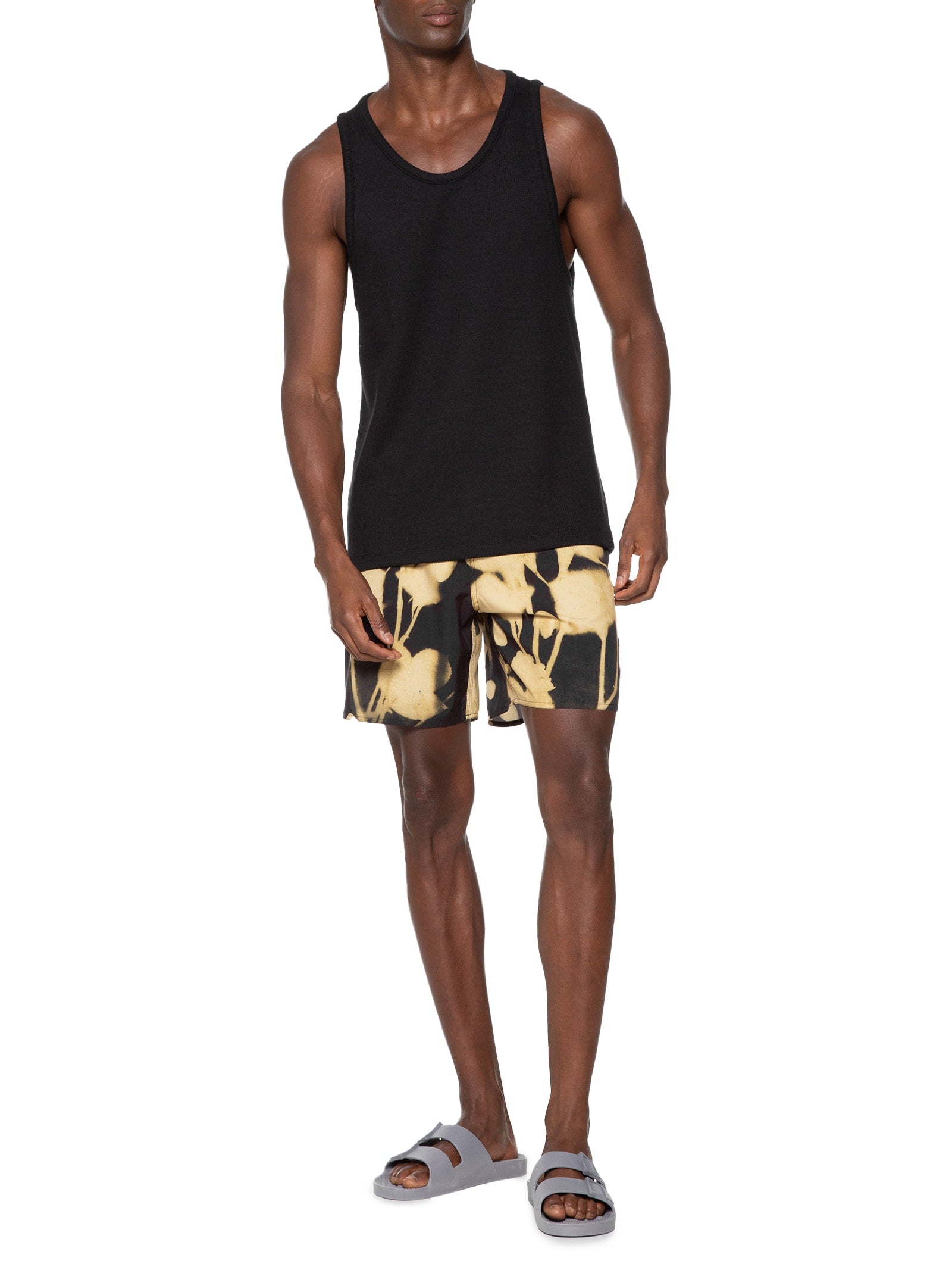 Bermuda Masculina Jacquard Rose - Preto - Imagem 2