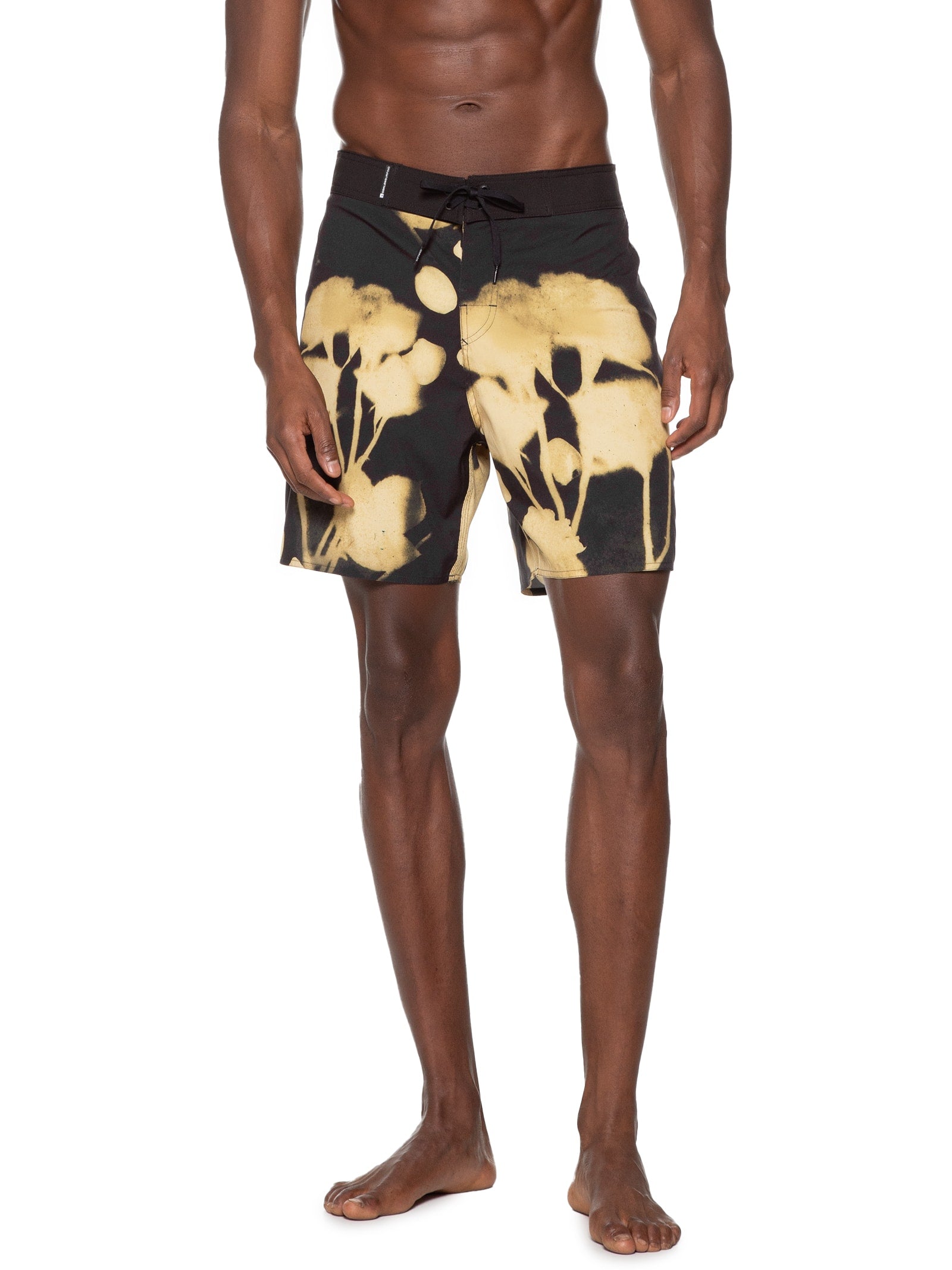 Bermuda Masculina Jacquard Rose - Preto - Imagem 3