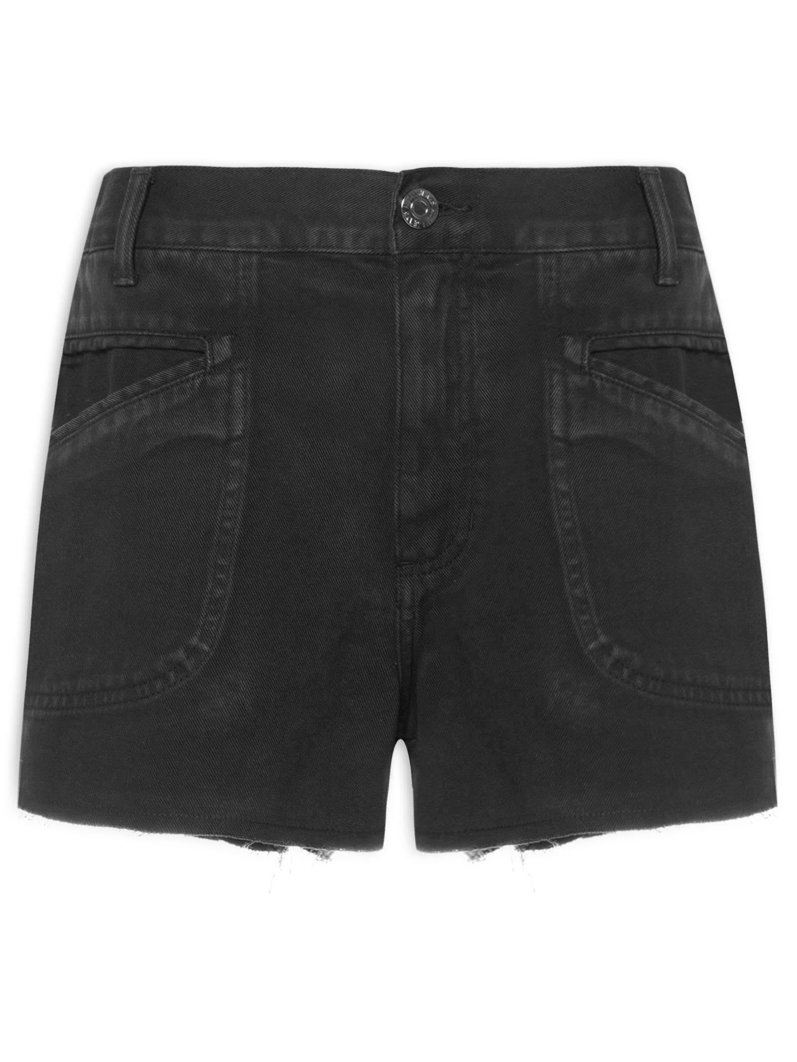 Short Feminino Bolso - Preto
