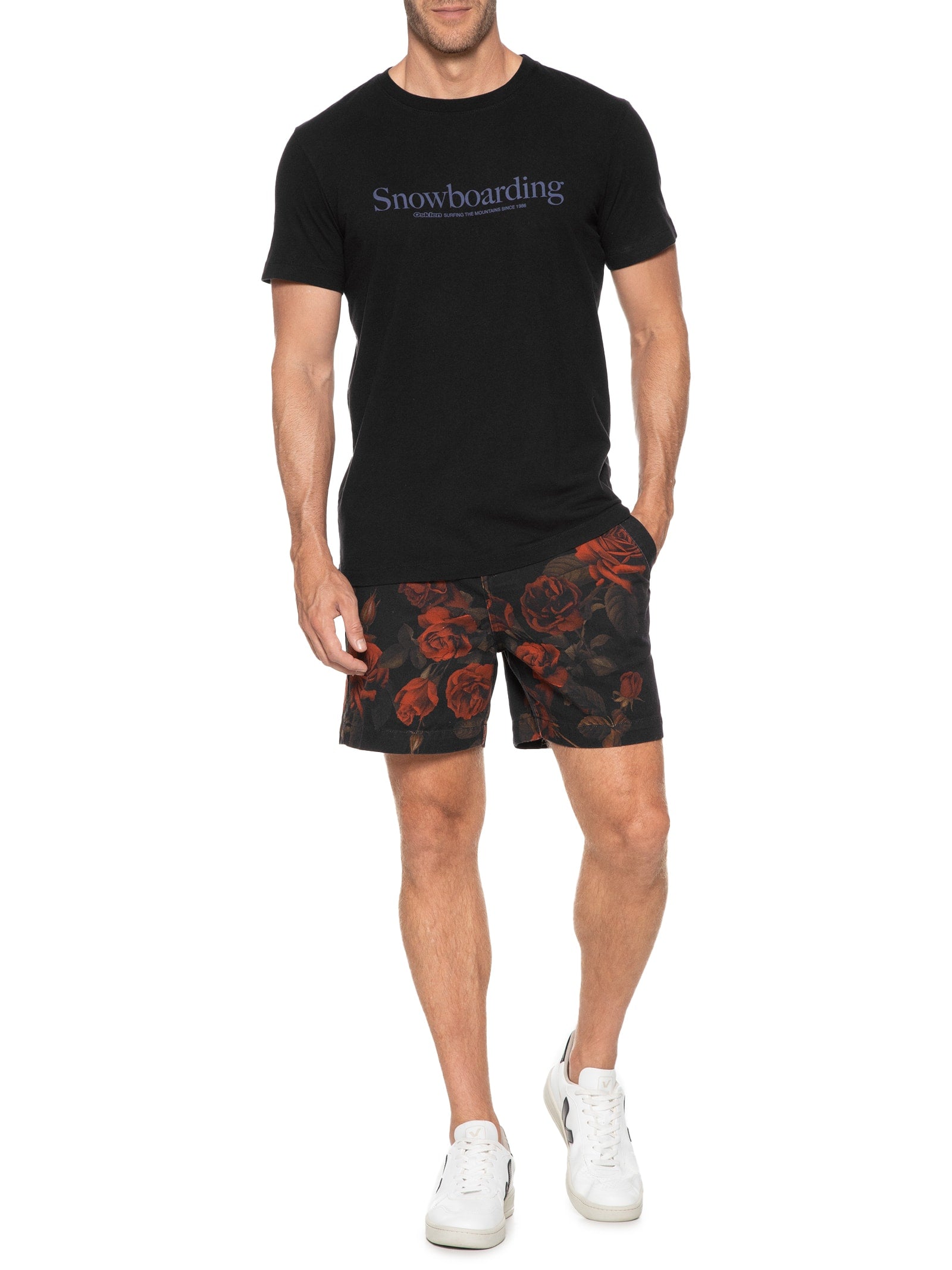 Bermuda Masculina Cargo Em Sarja - Preto - Imagem 2