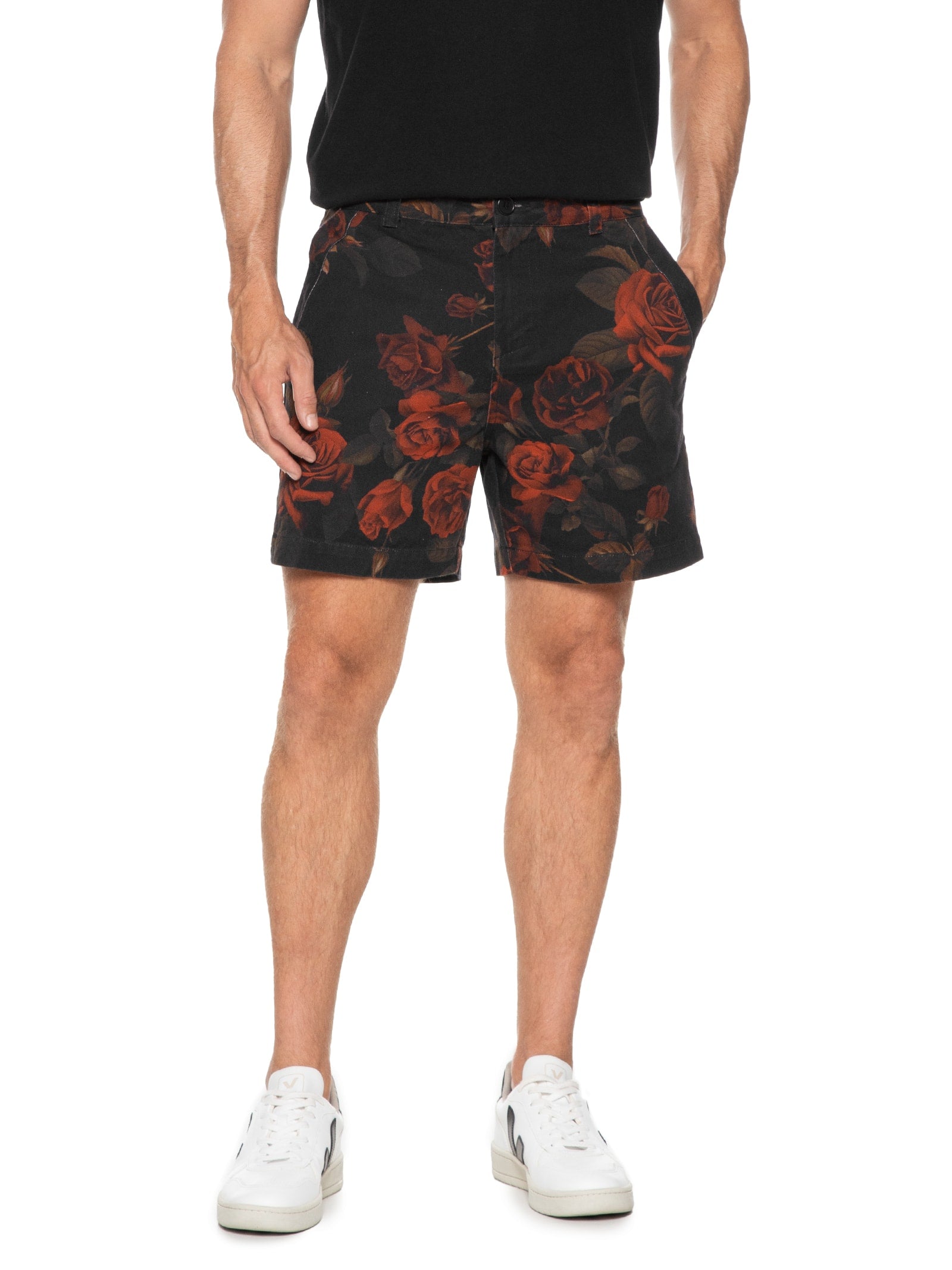 Bermuda Masculina Cargo Em Sarja - Preto - Imagem 3