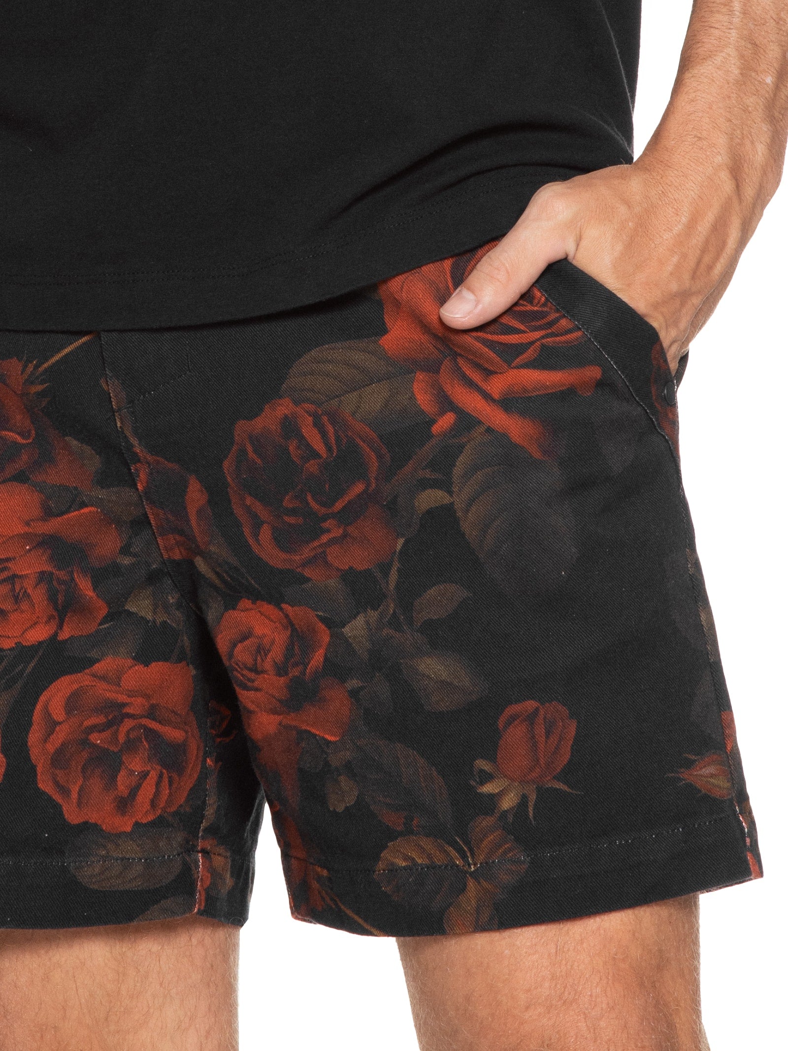 Bermuda Masculina Cargo Em Sarja - Preto - Imagem 5