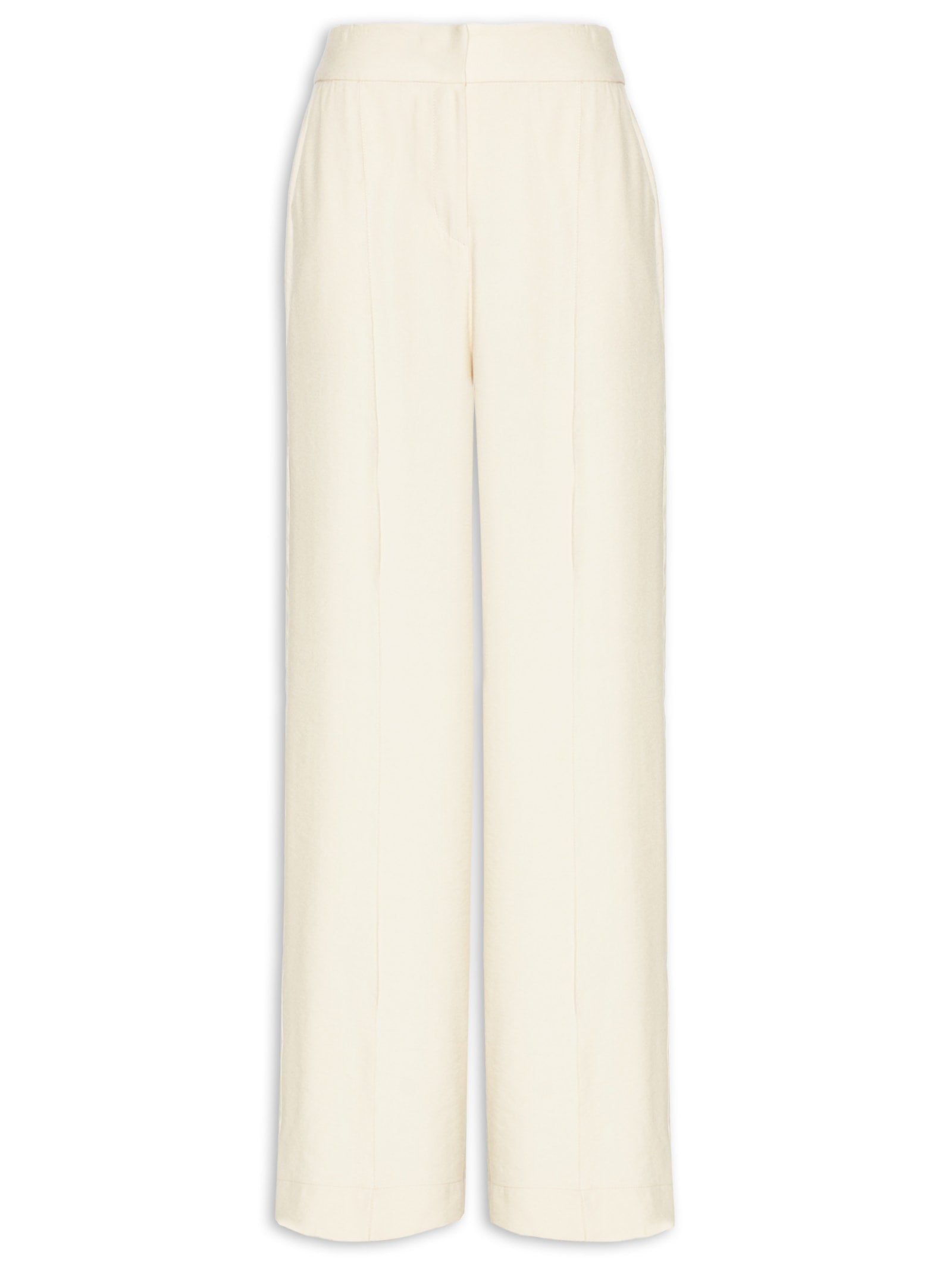 Calça Feminina Reta Alfaiataria - Bege