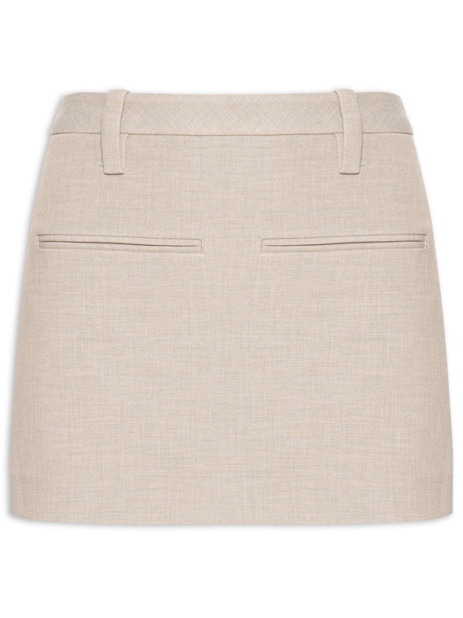 Saia Longa Bolso - Bege