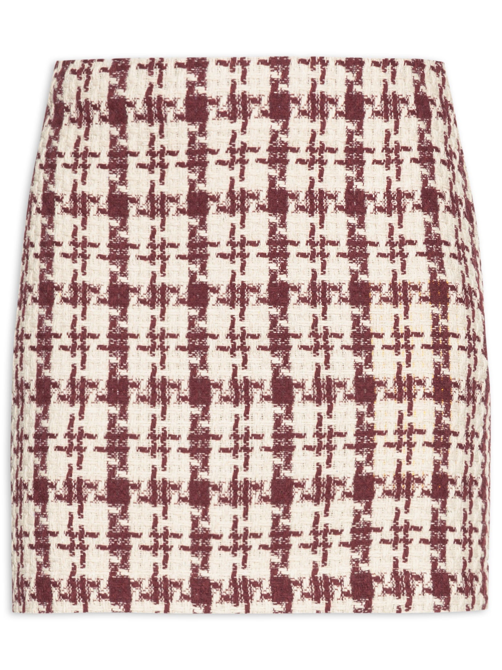 Saia Mini Em Tweed - Off White