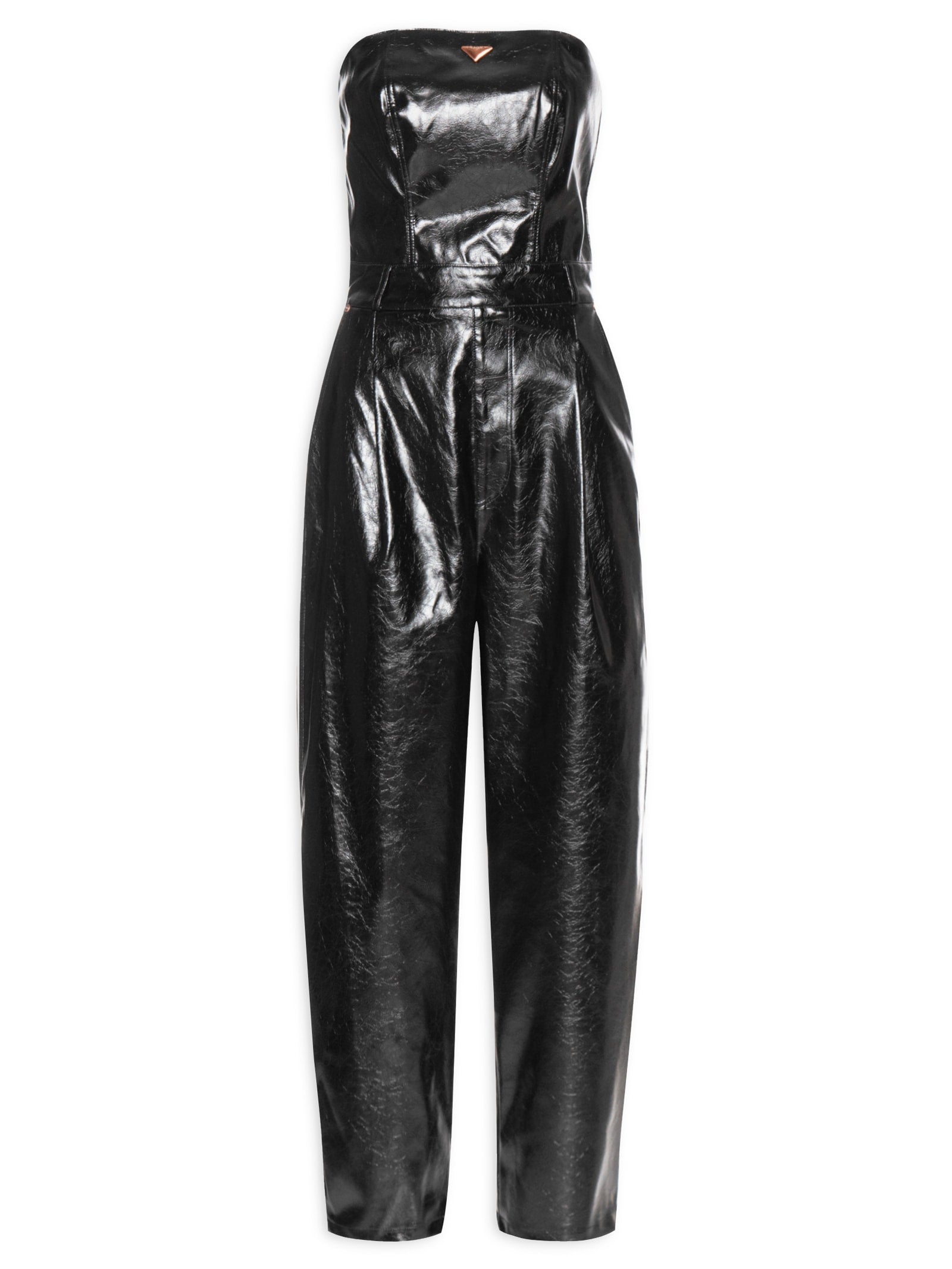 Macacão Feminino Longo Com Alça - Preto