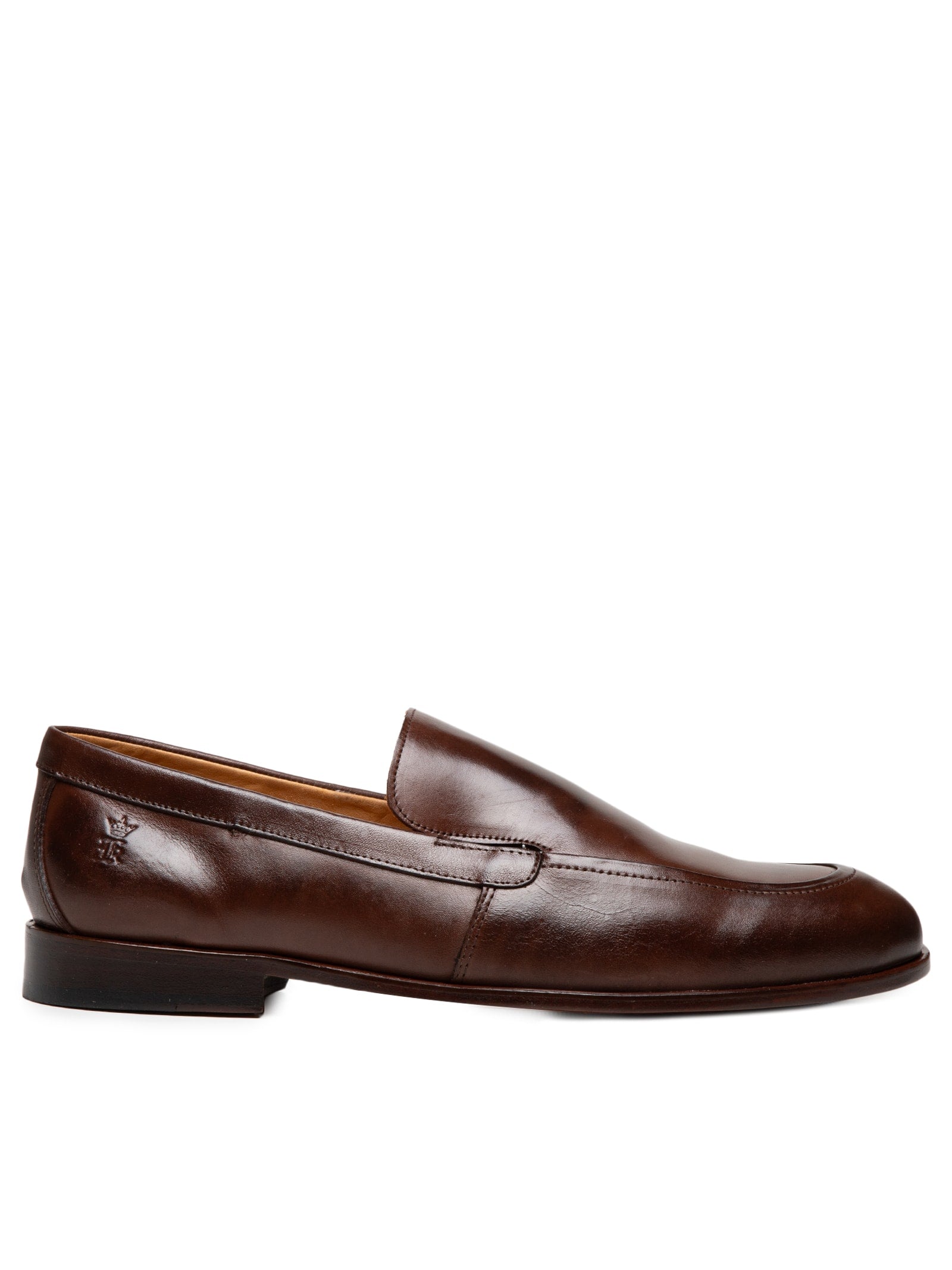 Sapato Masculino Mocassim Couro Penny Loafer - Marrom