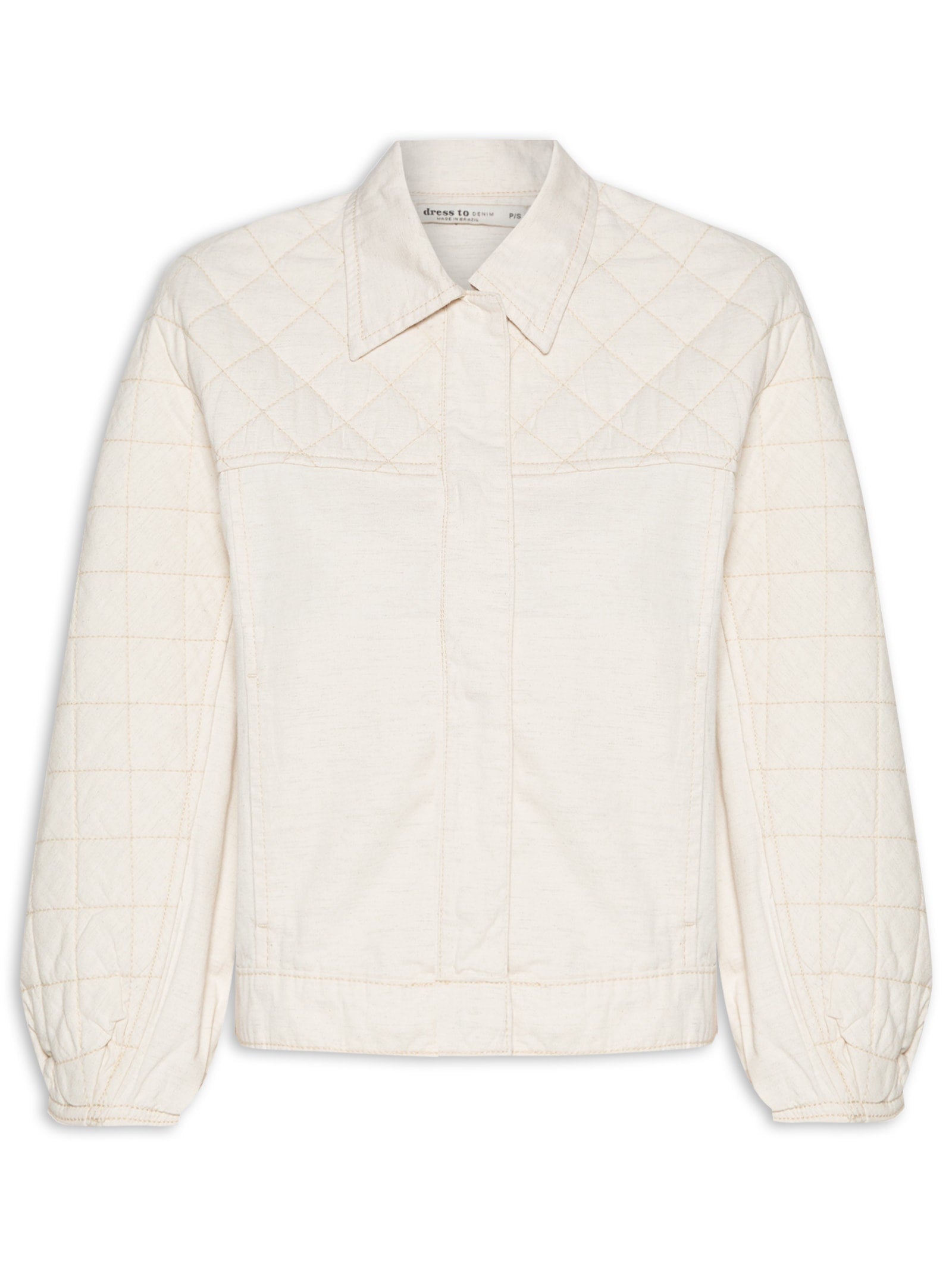 Jaqueta Feminina Sarja - Off White